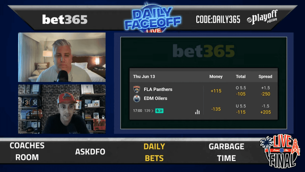 bet365 Daily Bets: Oilers vs. Panthers Game 3 odds
