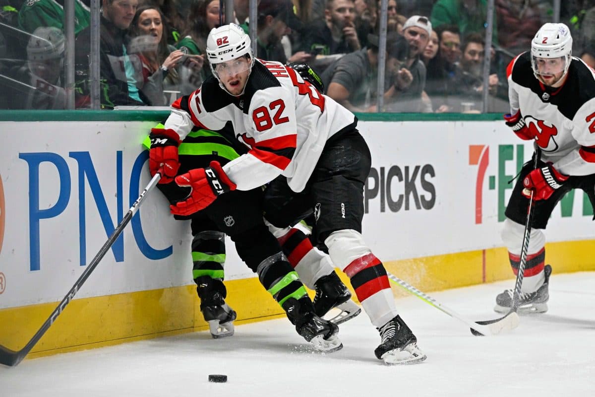 New Jersey Devils defenseman Santeri Hatakka