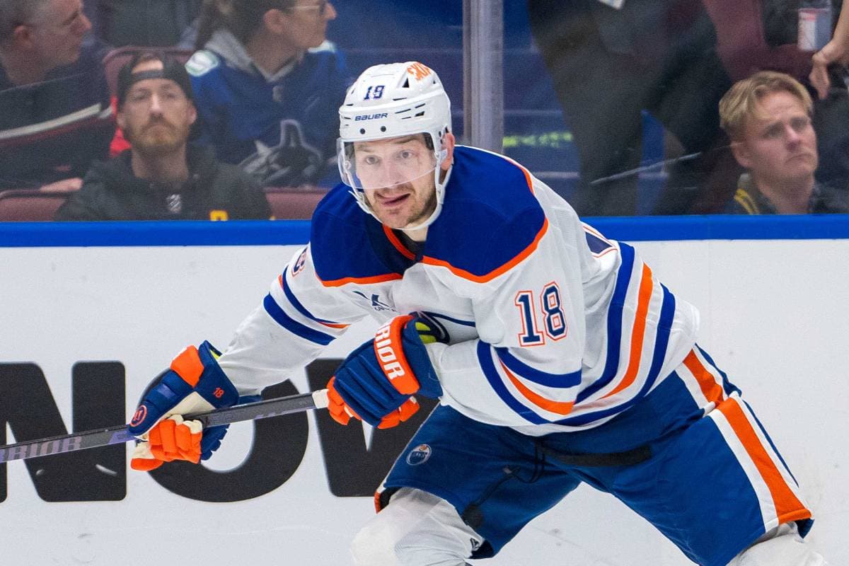 Oilers’ Zach Hyman to miss game Thursday against Wild, out 4-7 days