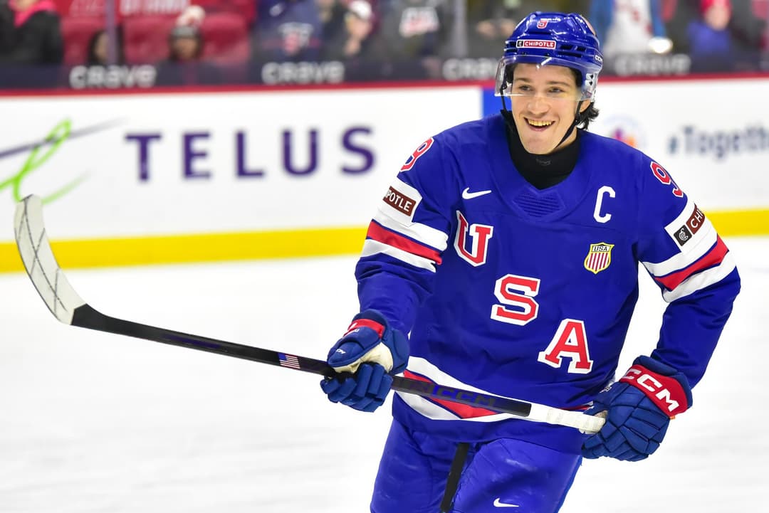 Capitals’ Ryan Leonard named 2025 World Juniors tournament MVP