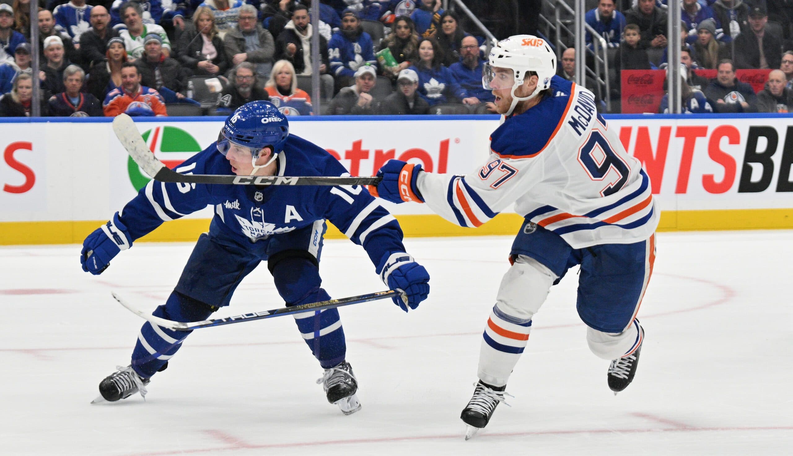 Mitch Marner and Connor McDavid