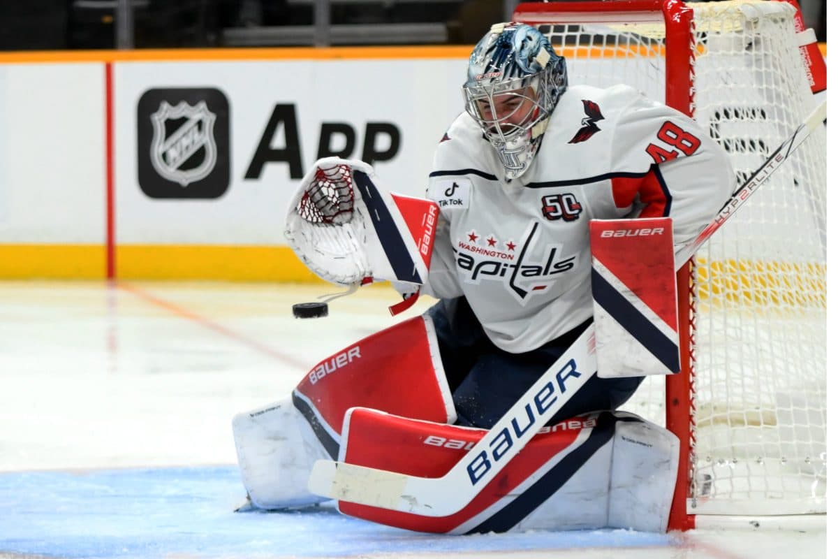 Capitals’ Logan Thompson to ‘miss a little bit of time” with upper-body injury