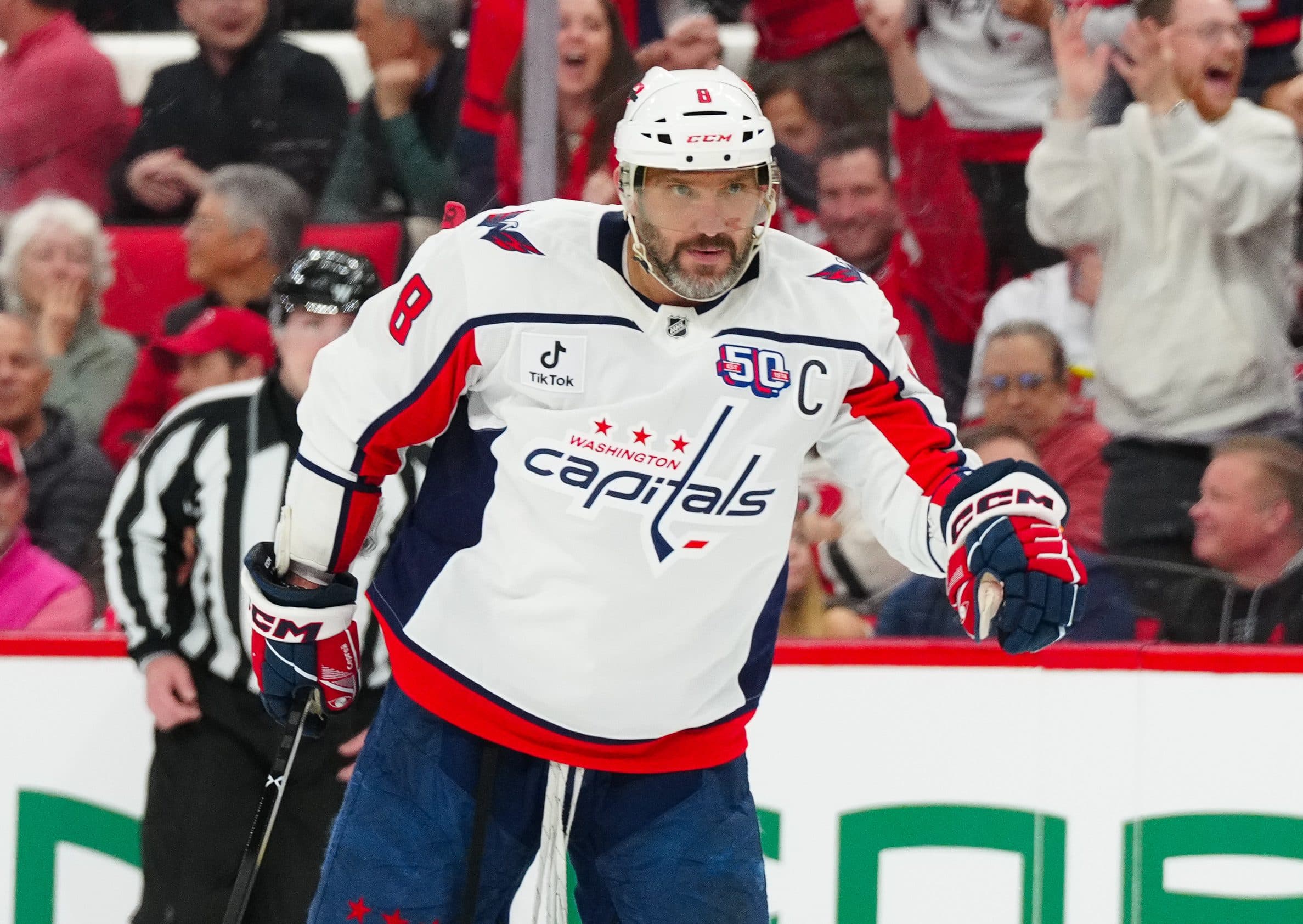 Washington Capitals left winger Alex Ovechkin