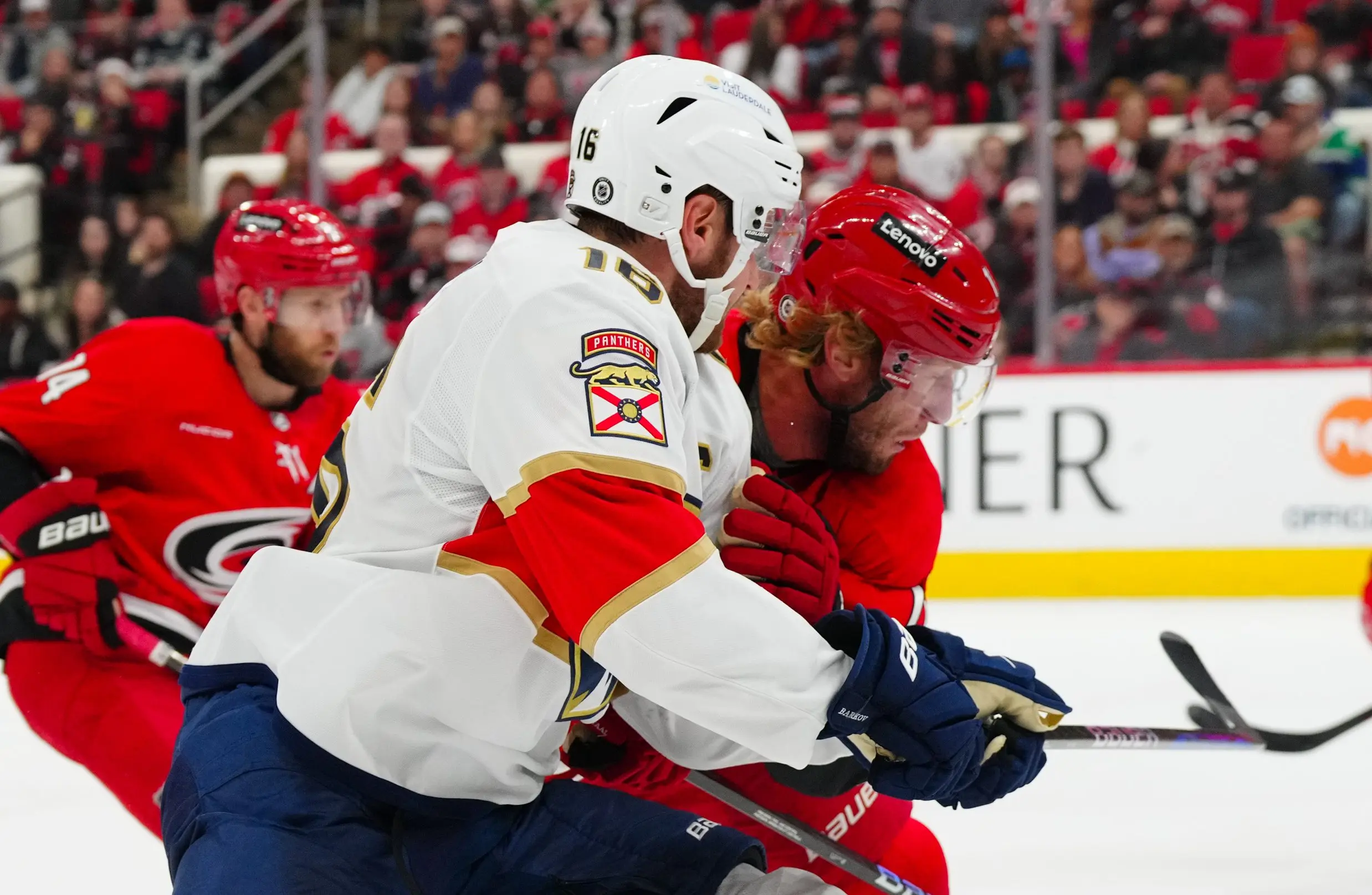Aleksander Barkov and Jordan Staal