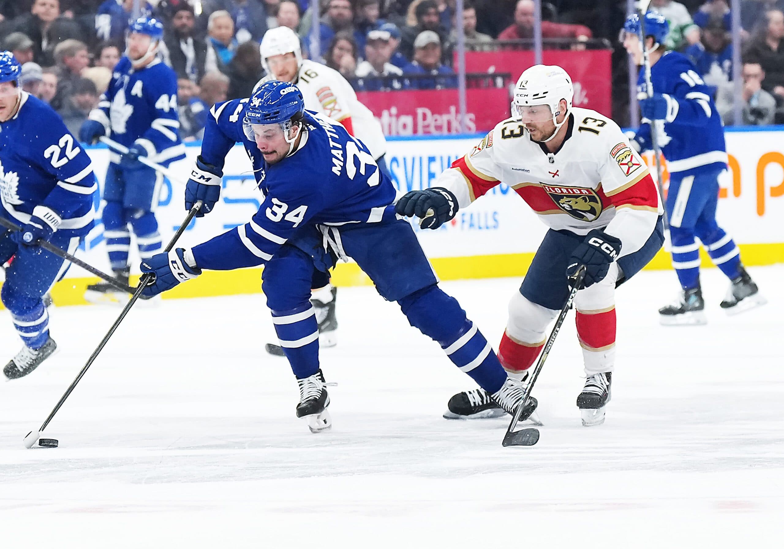 Auston Matthews and Sam Reinhart