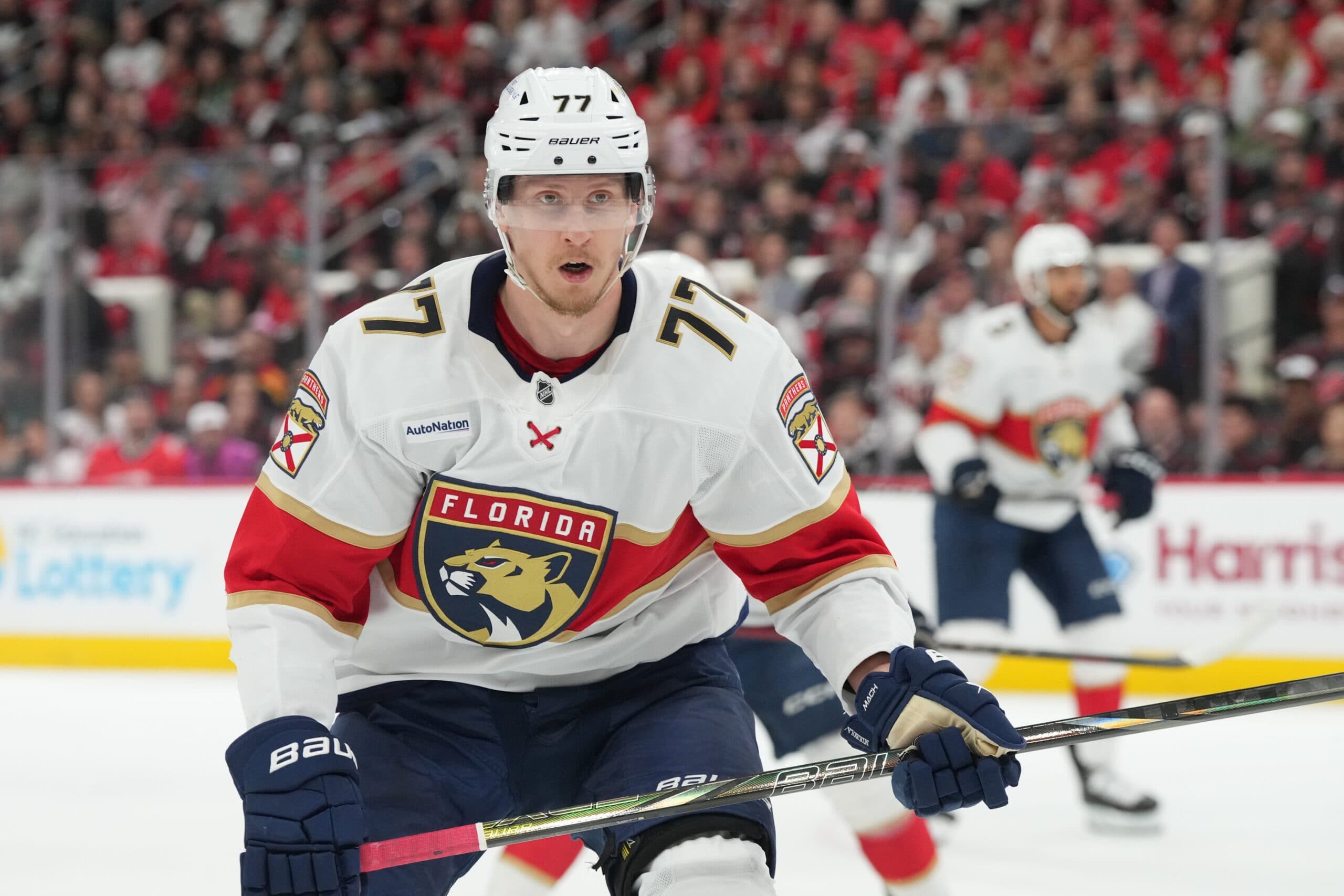 Florida Panthers defenseman Niko Mikkola