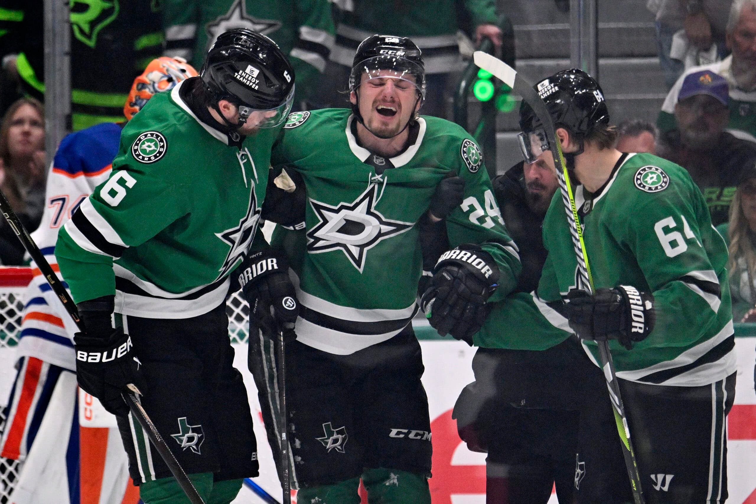 Stars’ Roope Hintz out for Game 3 against Oilers