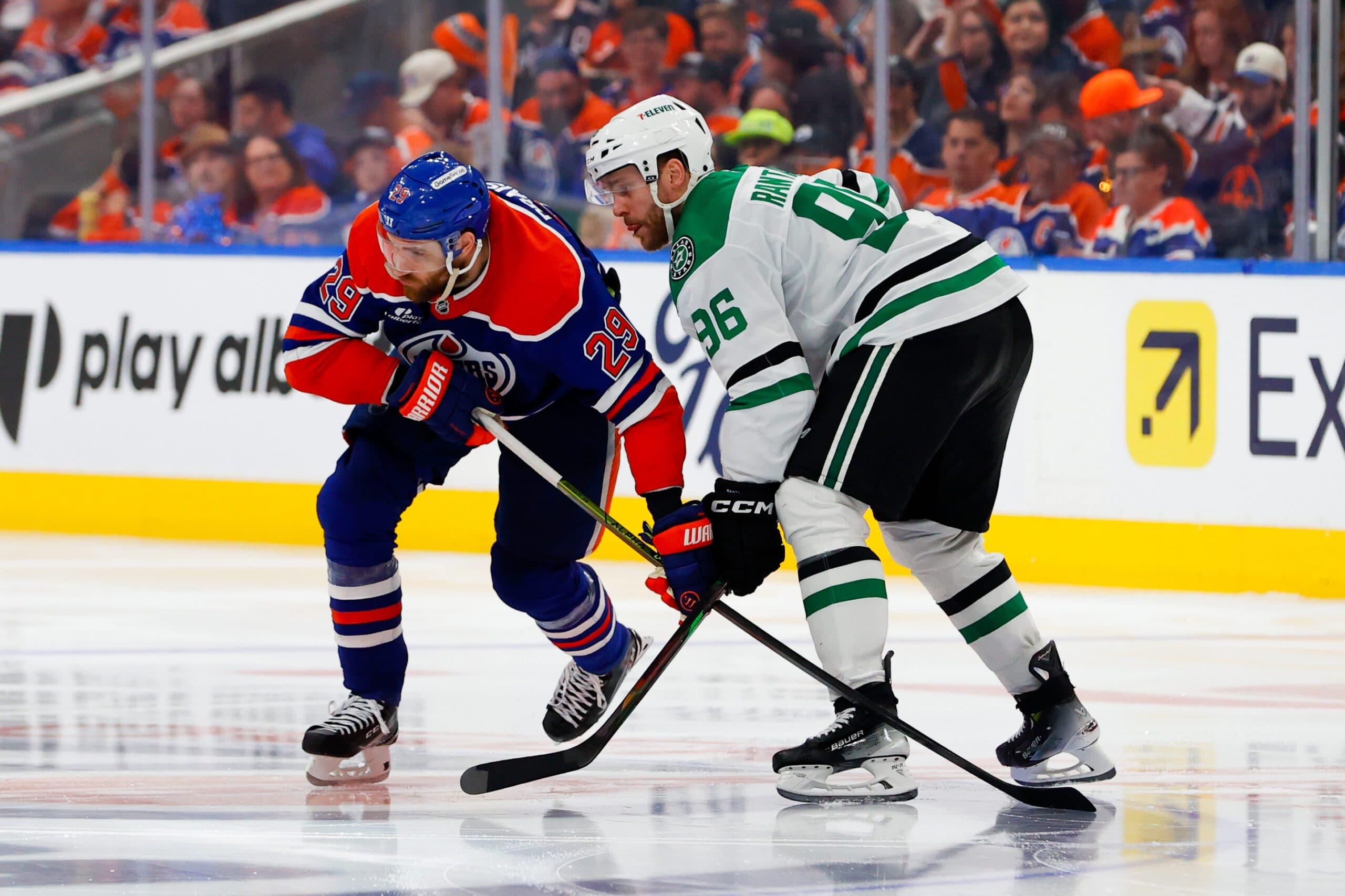 Mikko Rantanen and Leon Draisaitl.