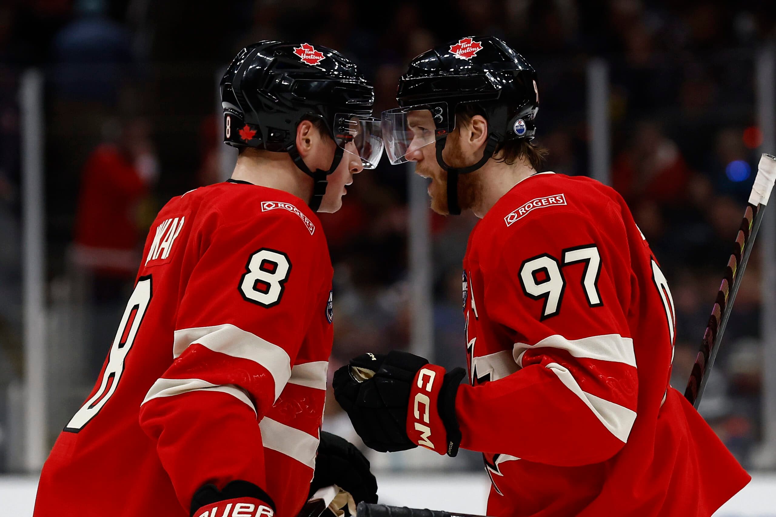 Cale Makar and Connor McDavid