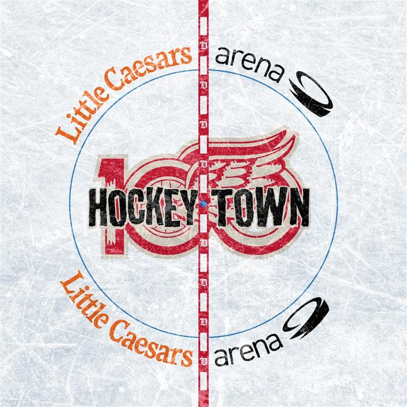 Red Wings restore popular ‘Hockeytown’ center ice logo at Little Caesars Arena