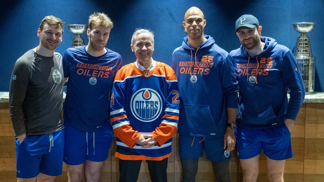 Canadian Prime Minister Mark Carney jokes about ‘crisis’ around McDavid not signing extension