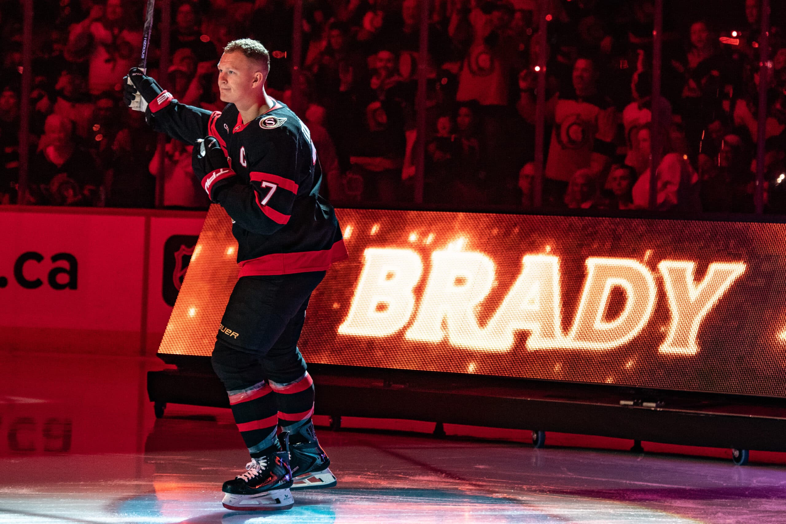 Ottawa Senators left winger Brady Tkachuk
