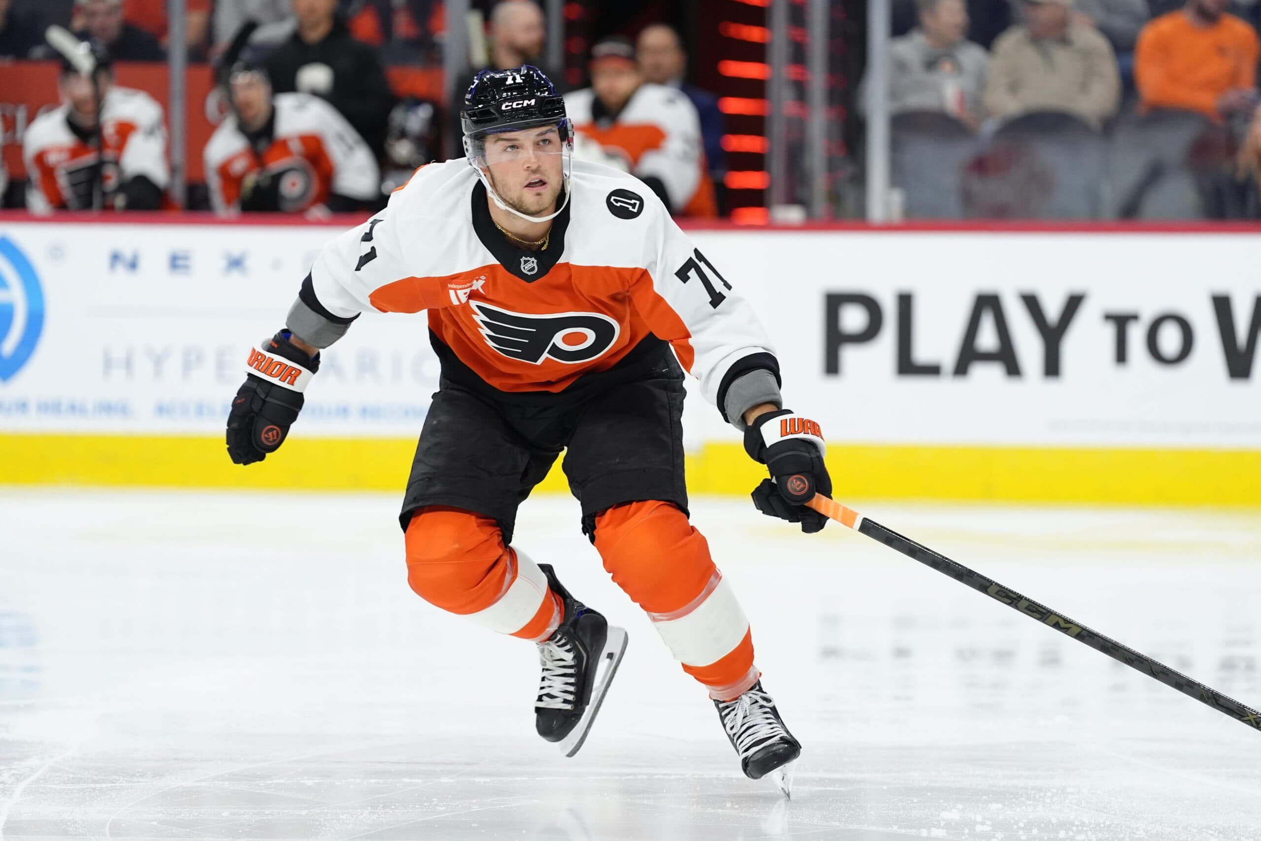 Flyers place Tyson Foerster on injured reserve with lower-body injury