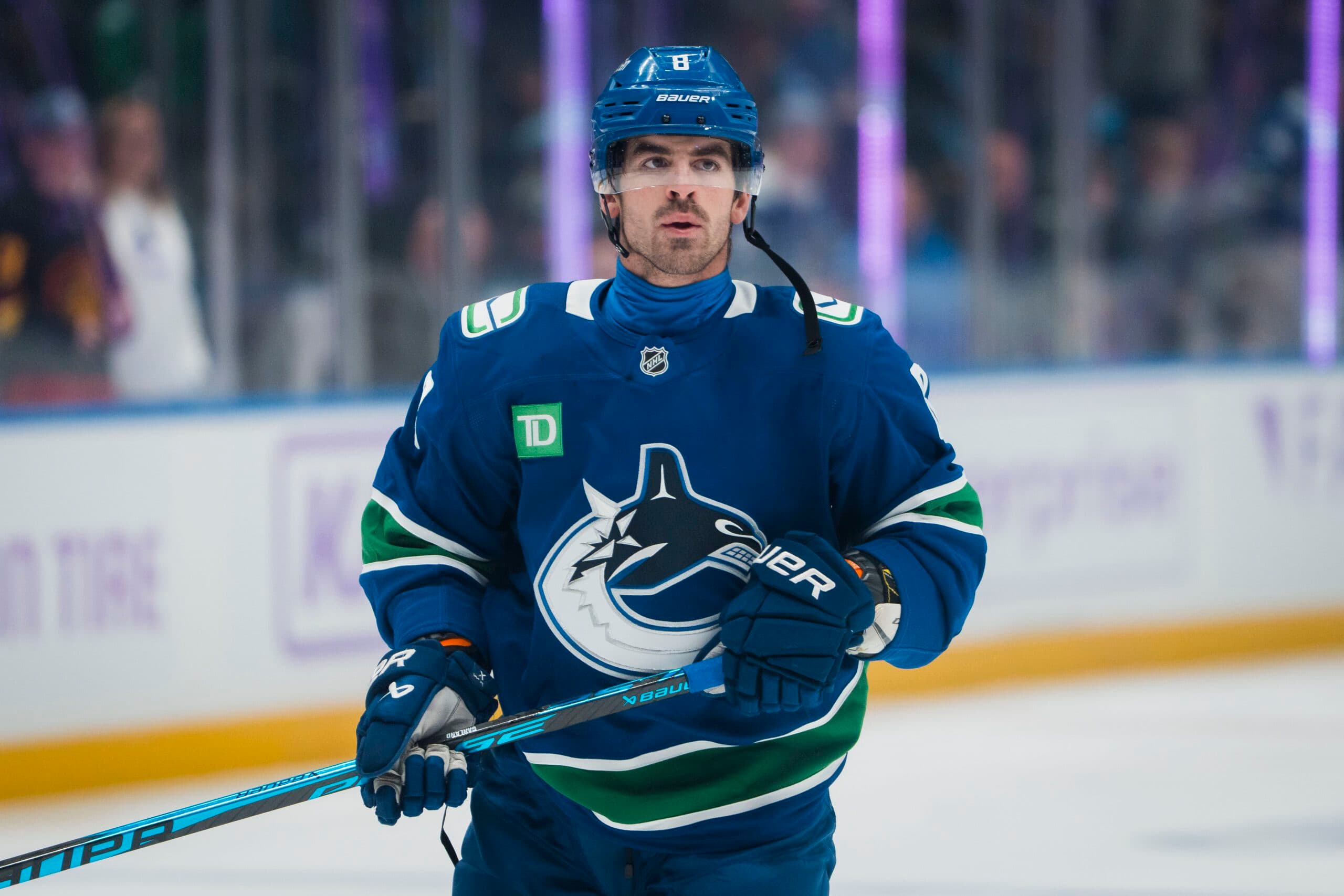 Conor Garland is set to return for Vancouver's game against the Dallas Stars on Thursday.