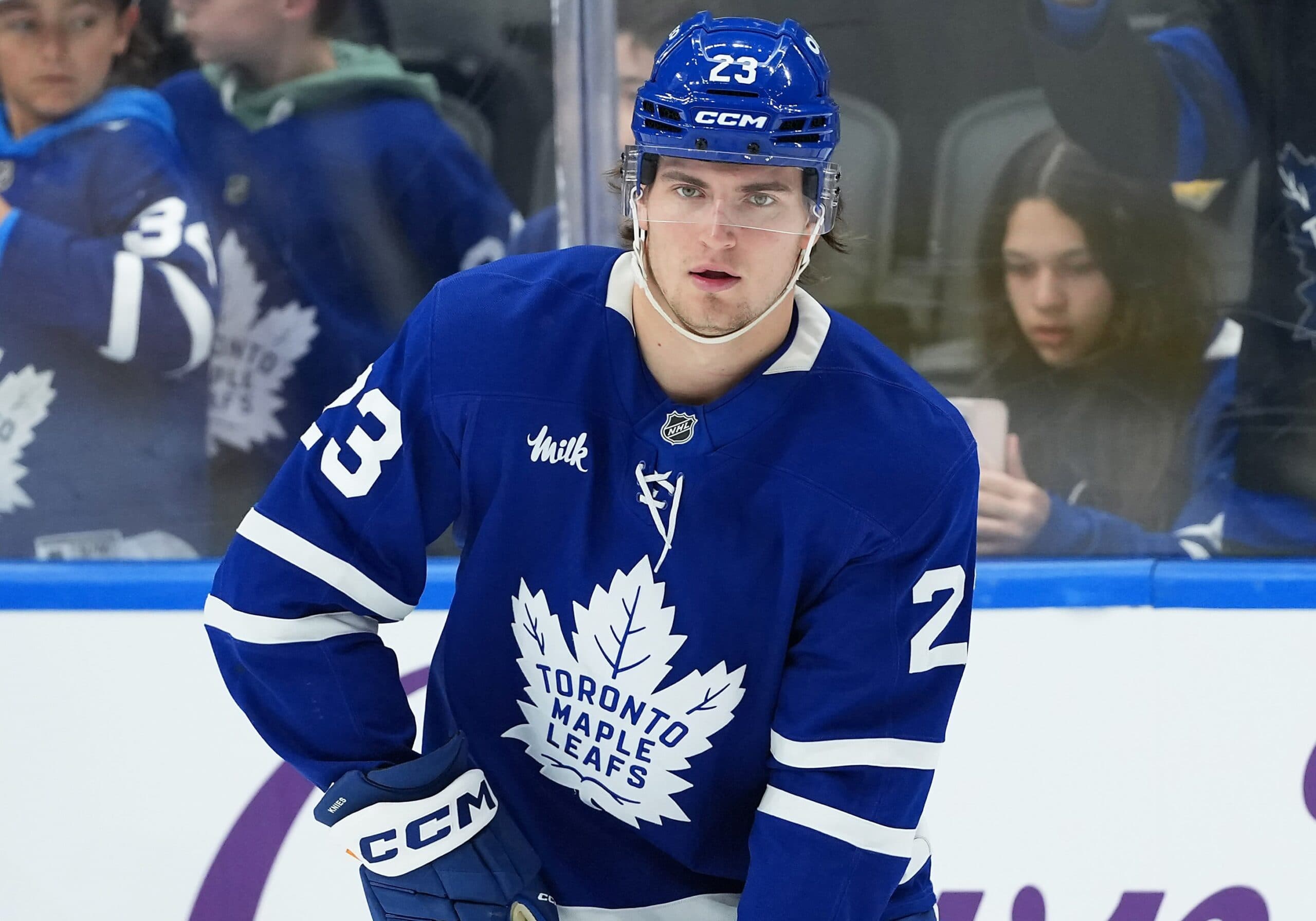 Matthew Knies to return to Leafs lineup against Blue Jackets