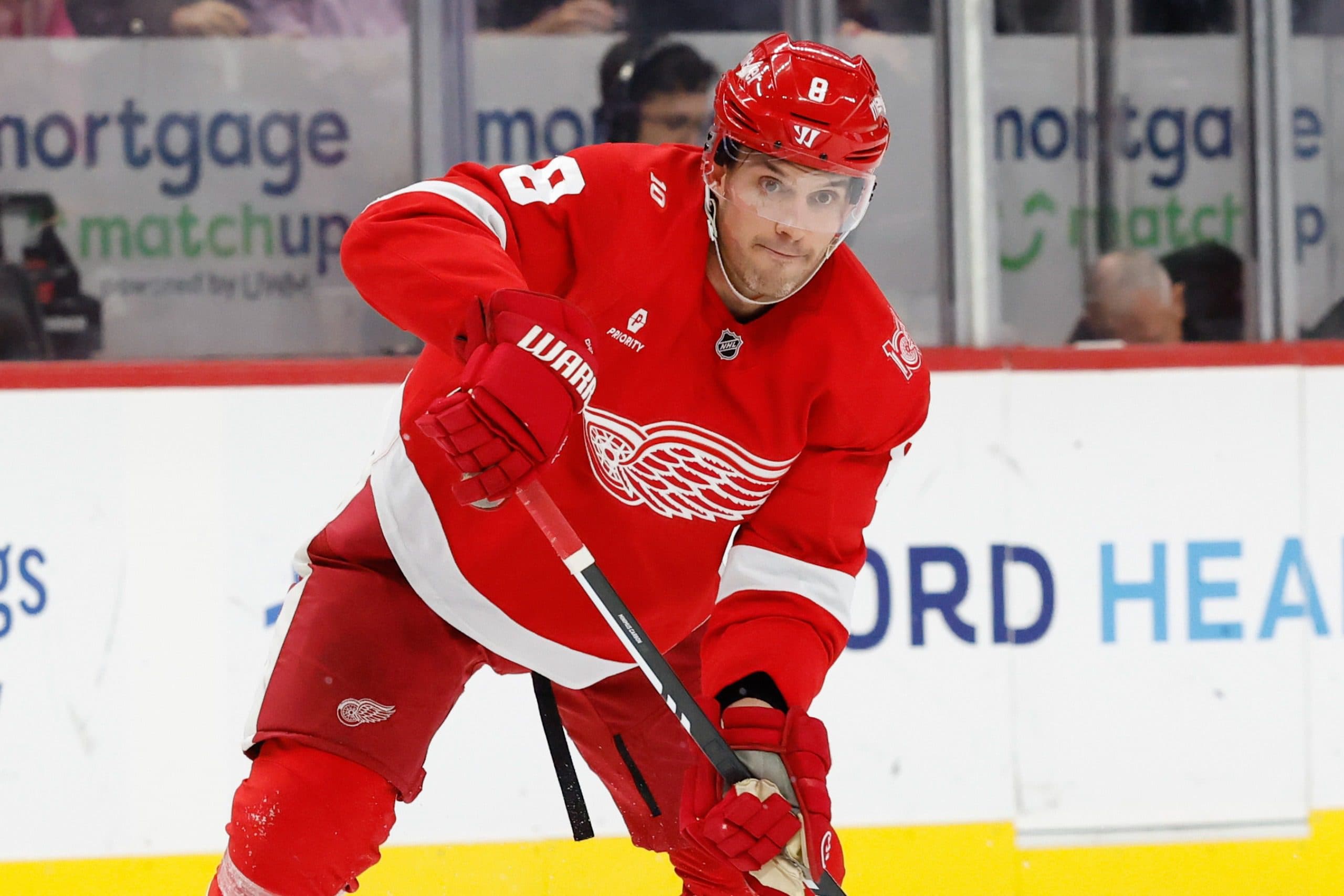 Red Wings’ Ben Chiarot fined for butt-ending Devils’ Simon Nemec