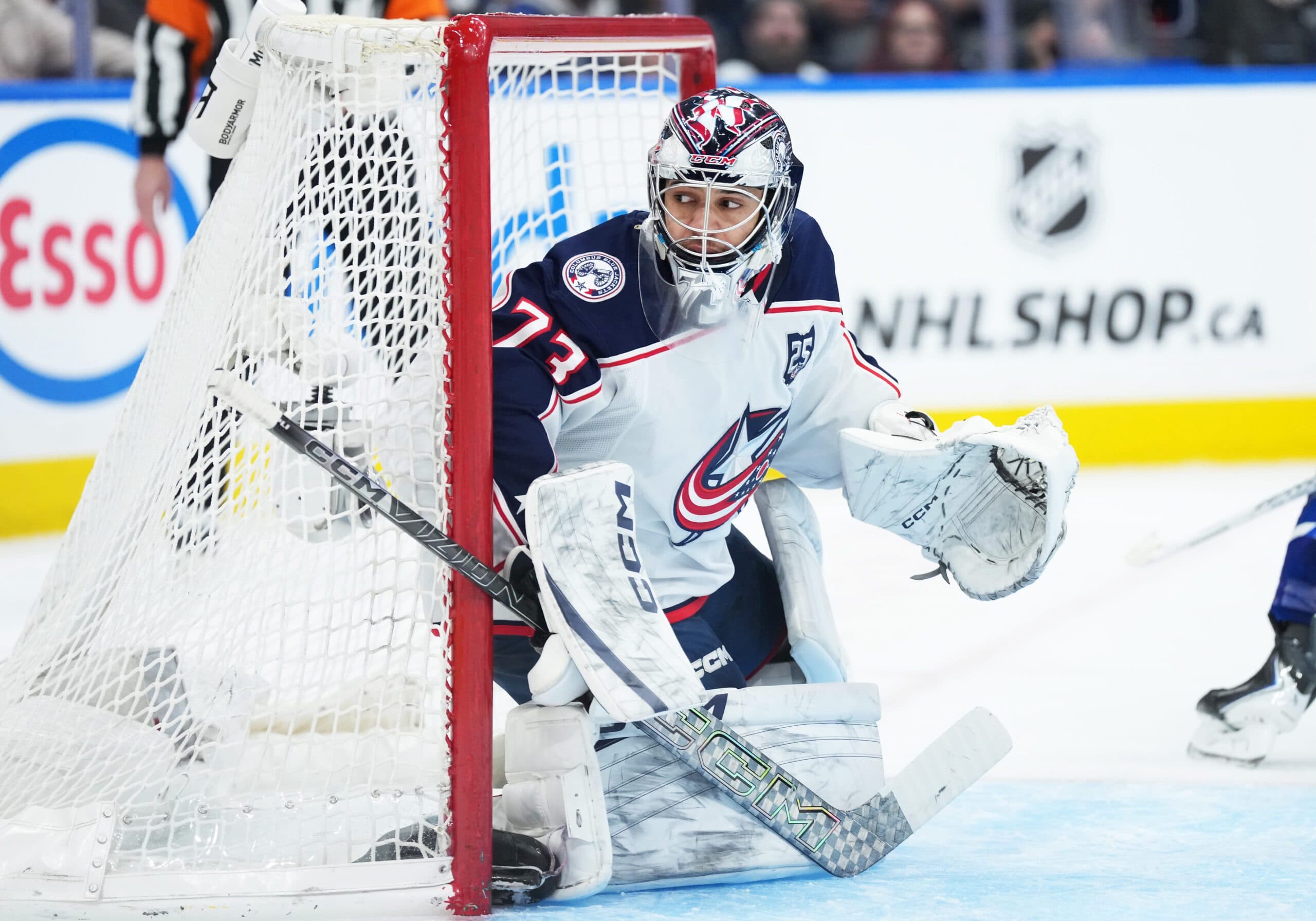 Columbus Blue Jackets goaltender Jet Greaves