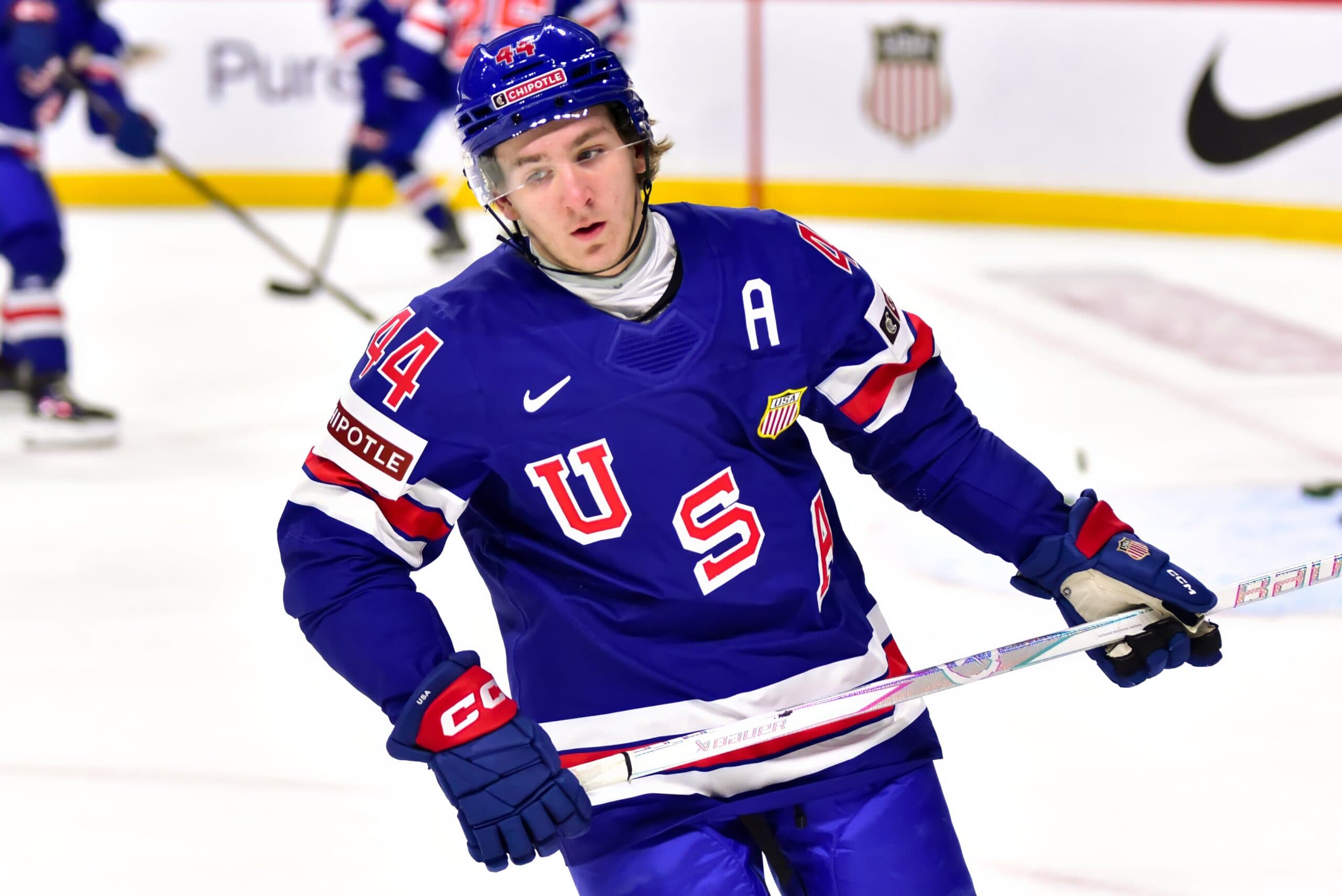 Capitals’ Cole Hutson to return for USA’s World Junior quarterfinal game