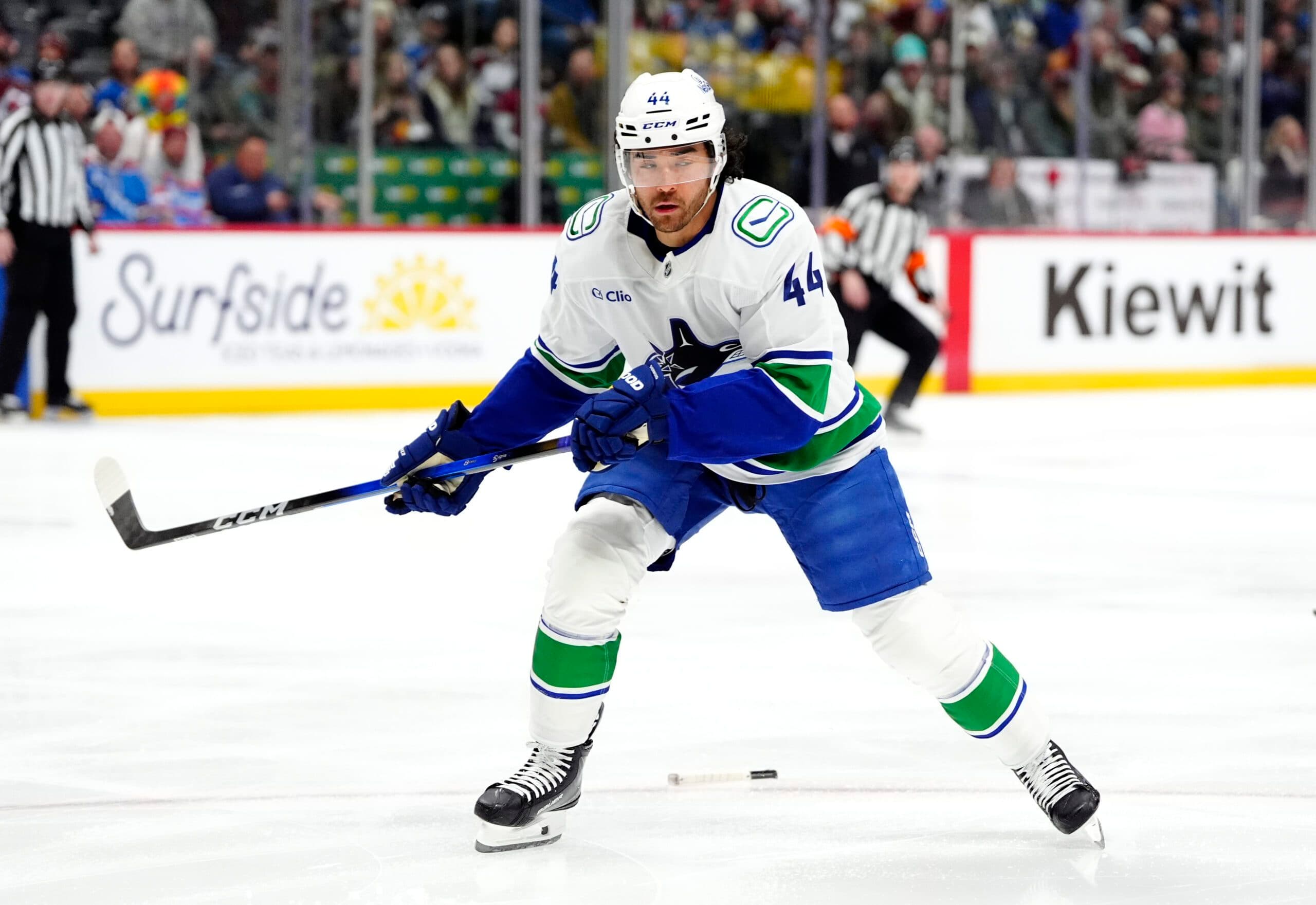 Lots of suitors for Canucks’ Kiefer Sherwood