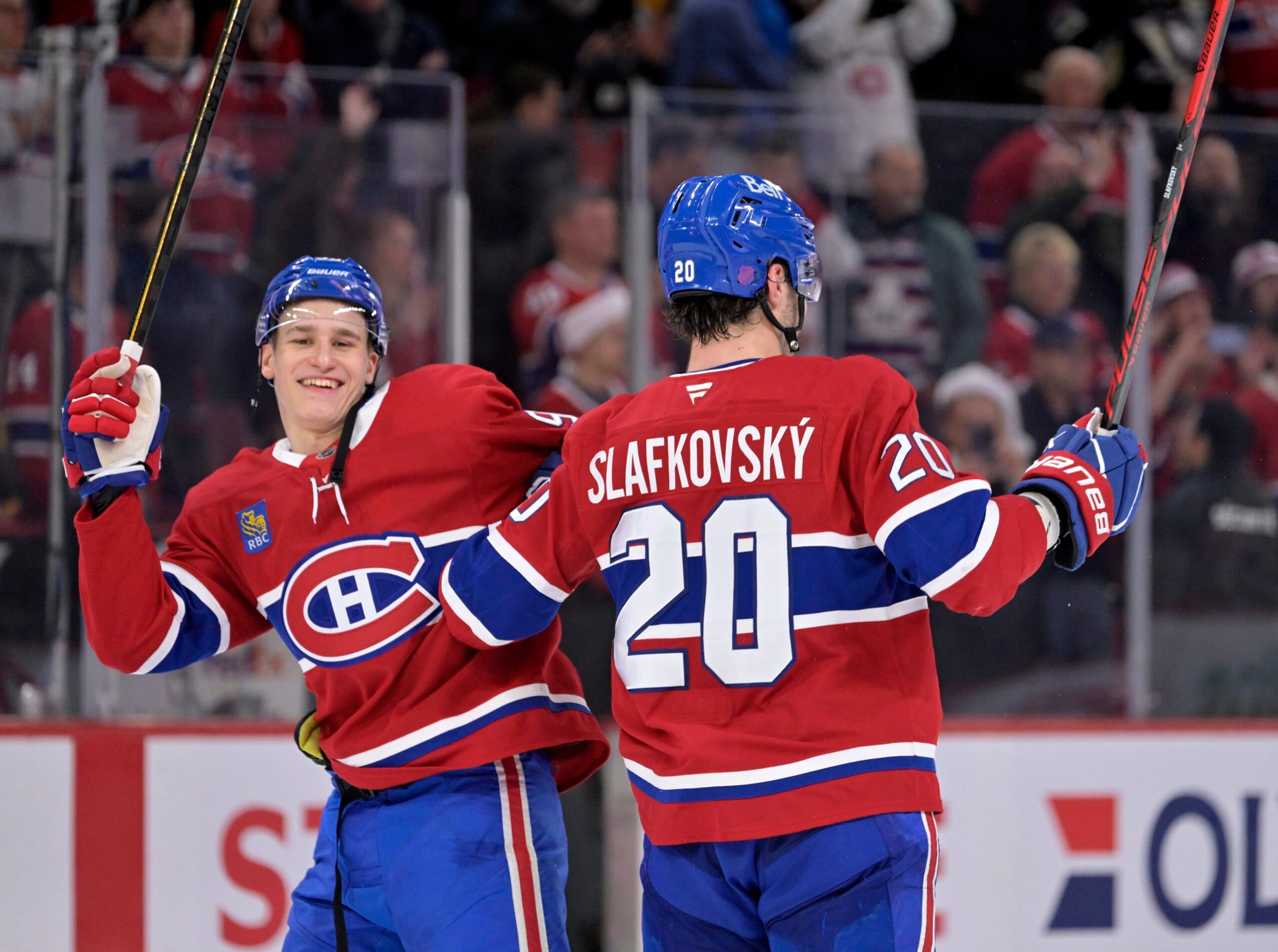 Ivan Demidov and Juraj Slafkovsky