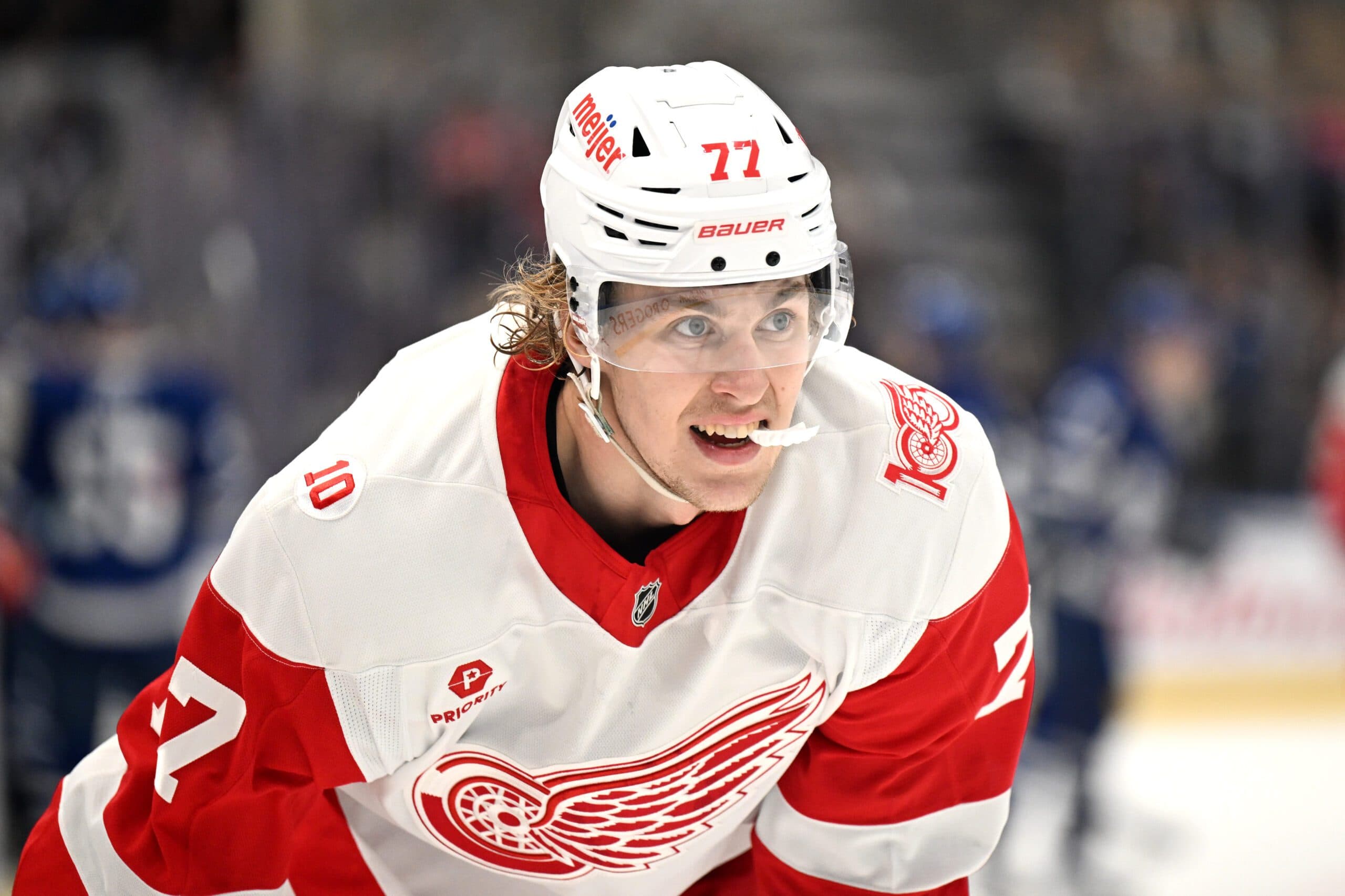 Edvinsson has missed Detroit's last two games with a lower-body injury.