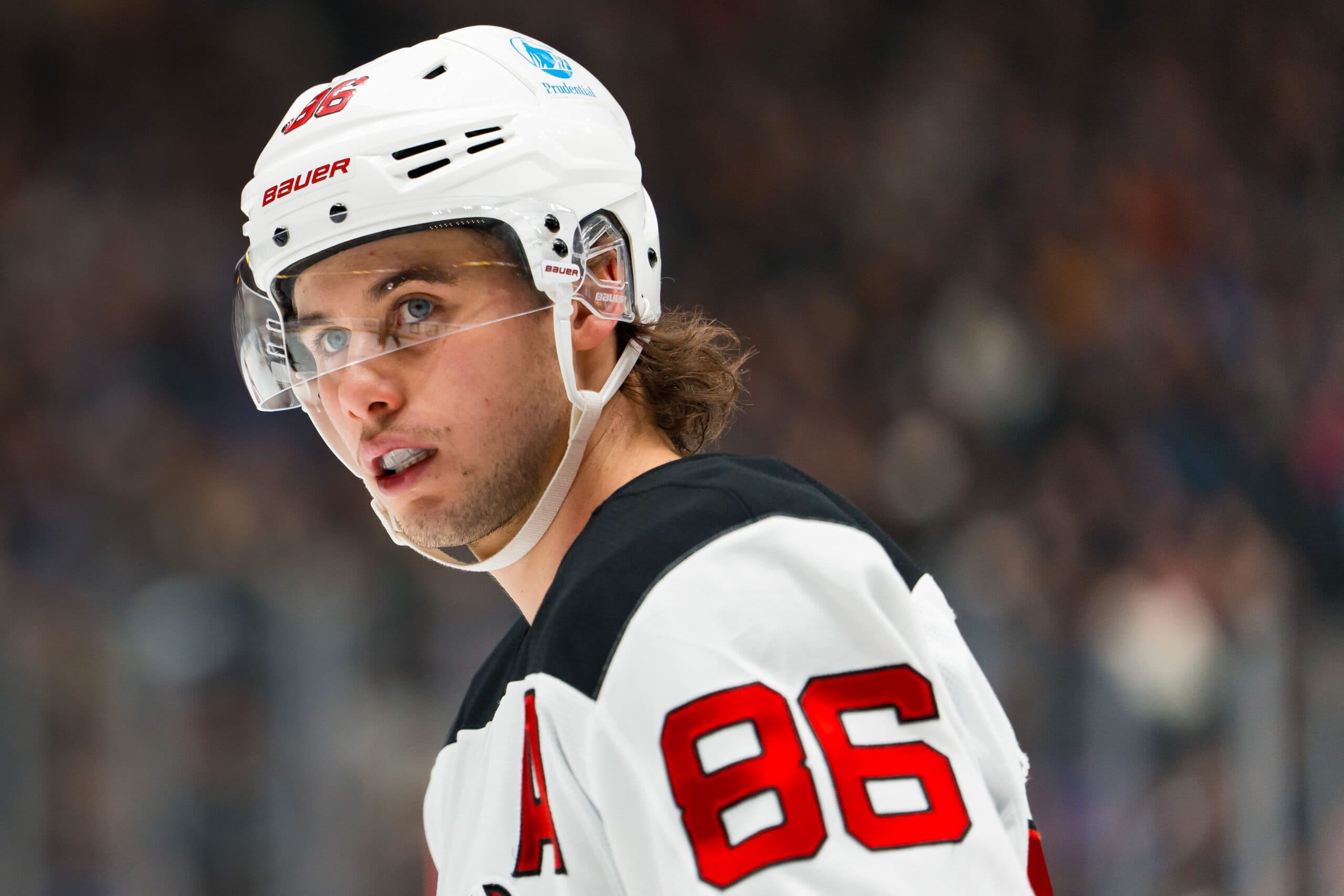 Devils’ Jack Hughes day-to-day with lower-body injury