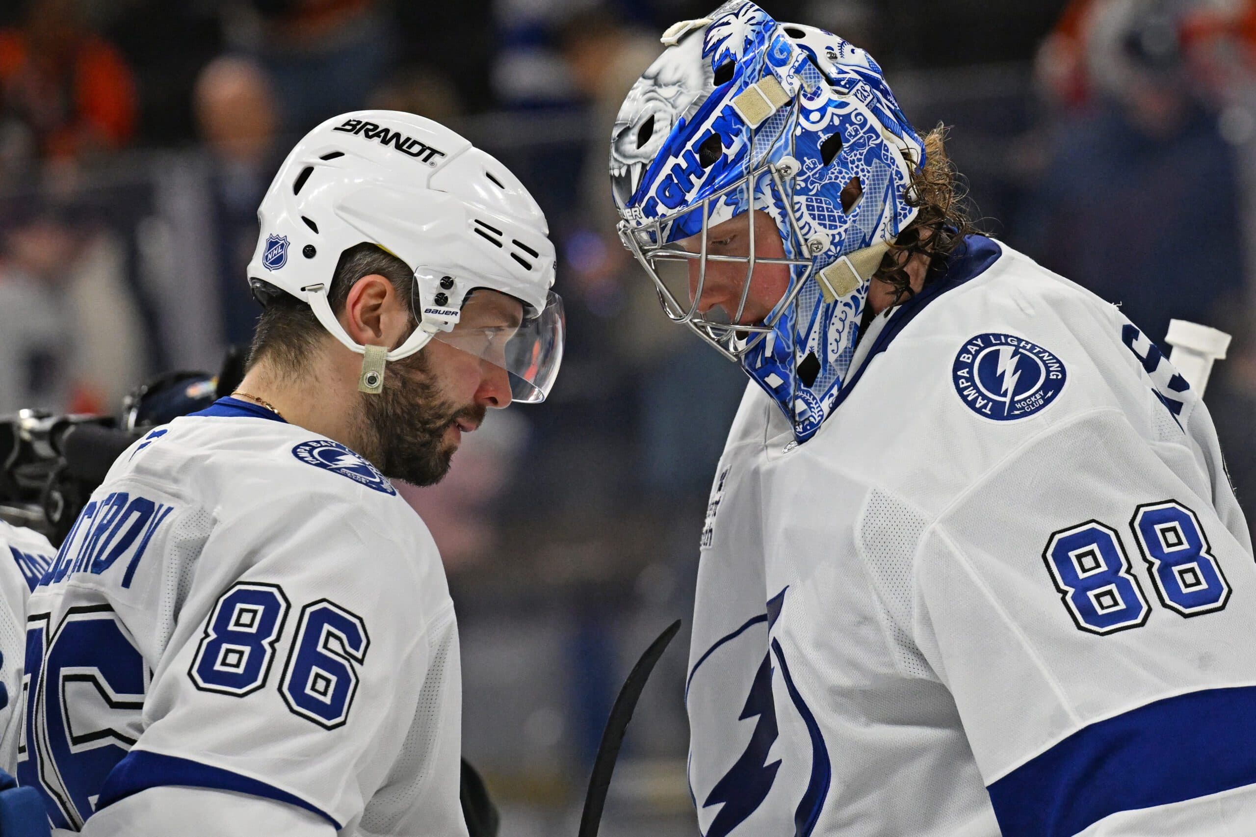 The Tampa Bay Lightning sit in first place in the Atlantic Division.