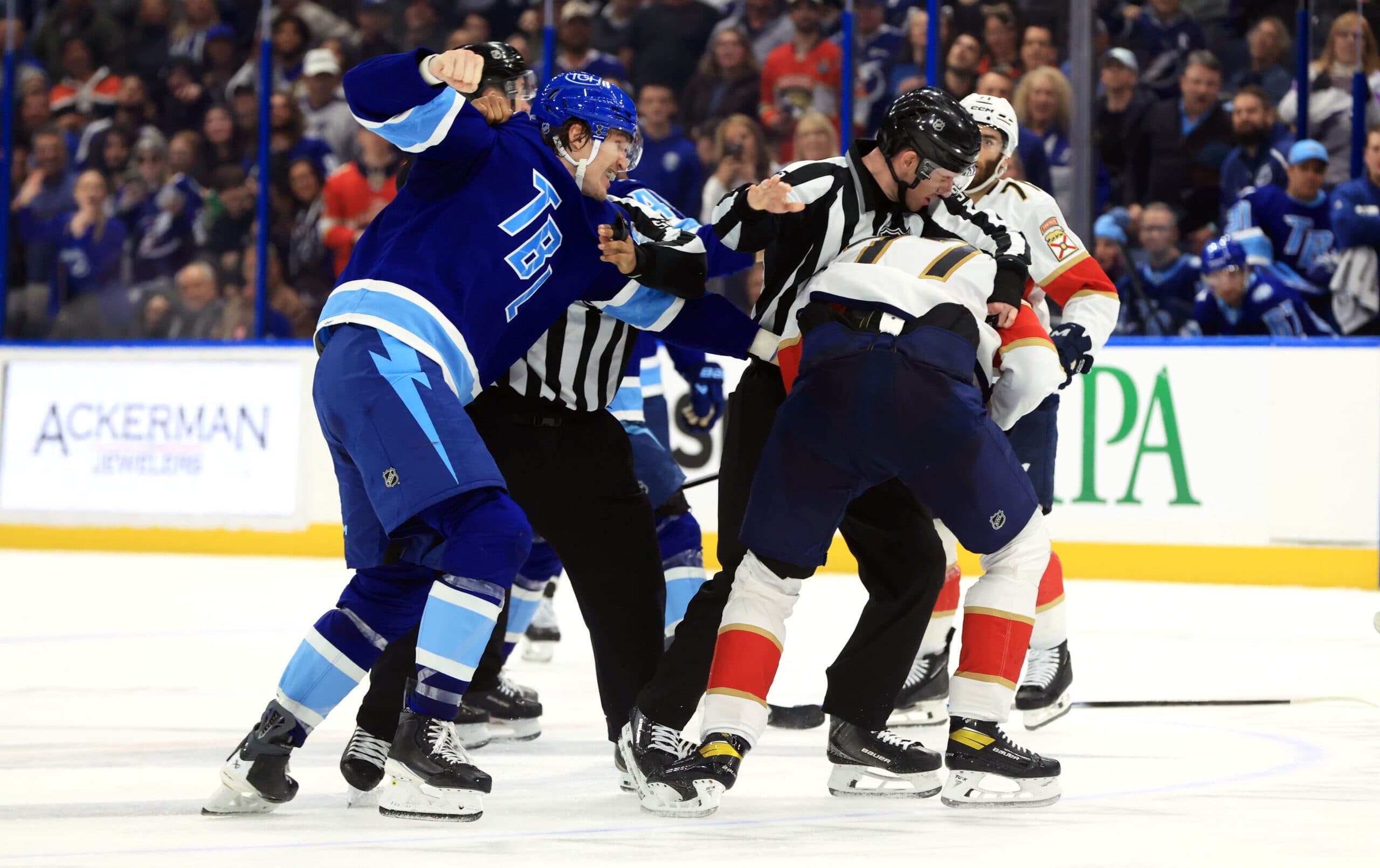Lightning’s Curtis Douglas fined for incident with Panthers’ Niko Mikkola