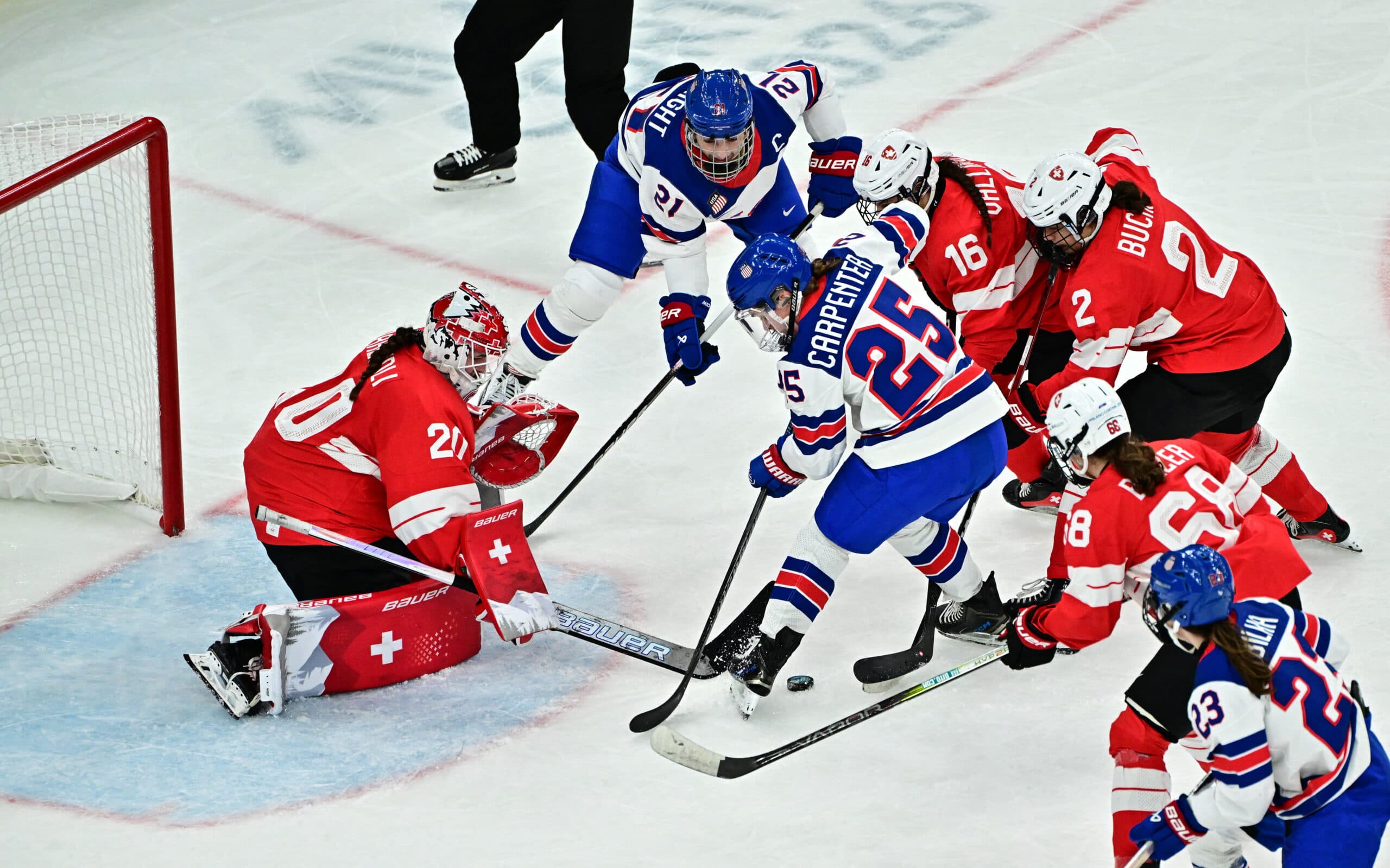 2026 Olympic Women’s Hockey: Top standouts from Switzerland vs. USA