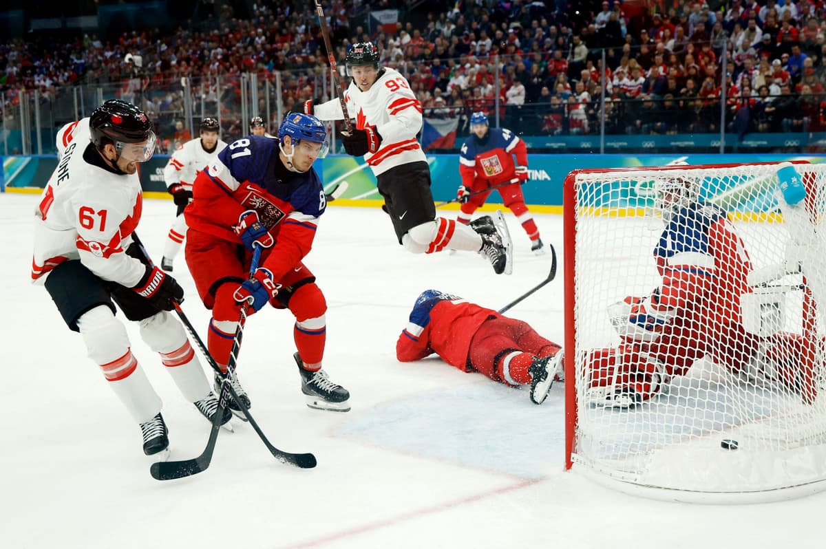 Olympic Men’s Hockey Quarterfinal: Canada Battles Czechia