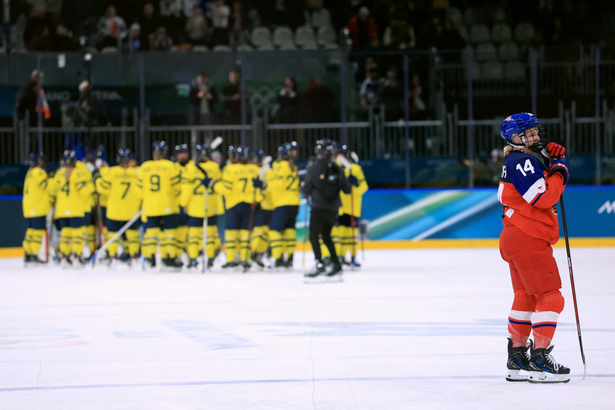 ‘We were supposed to win’: Czechia reacts to shocking women’s hockey loss to Sweden