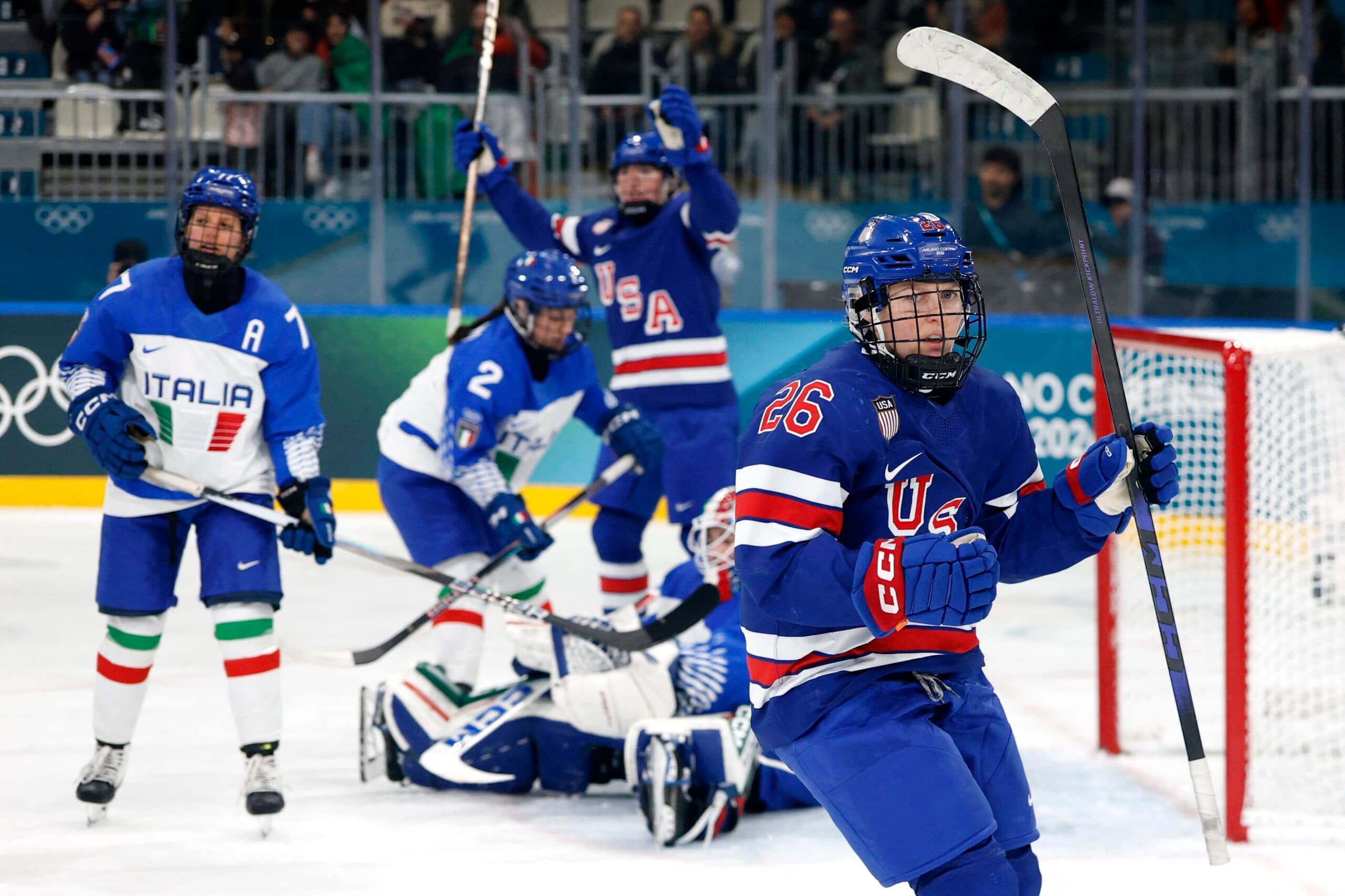 2026 Olympic Women’s Hockey: Top standouts from USA vs. Italy quarterfinal game