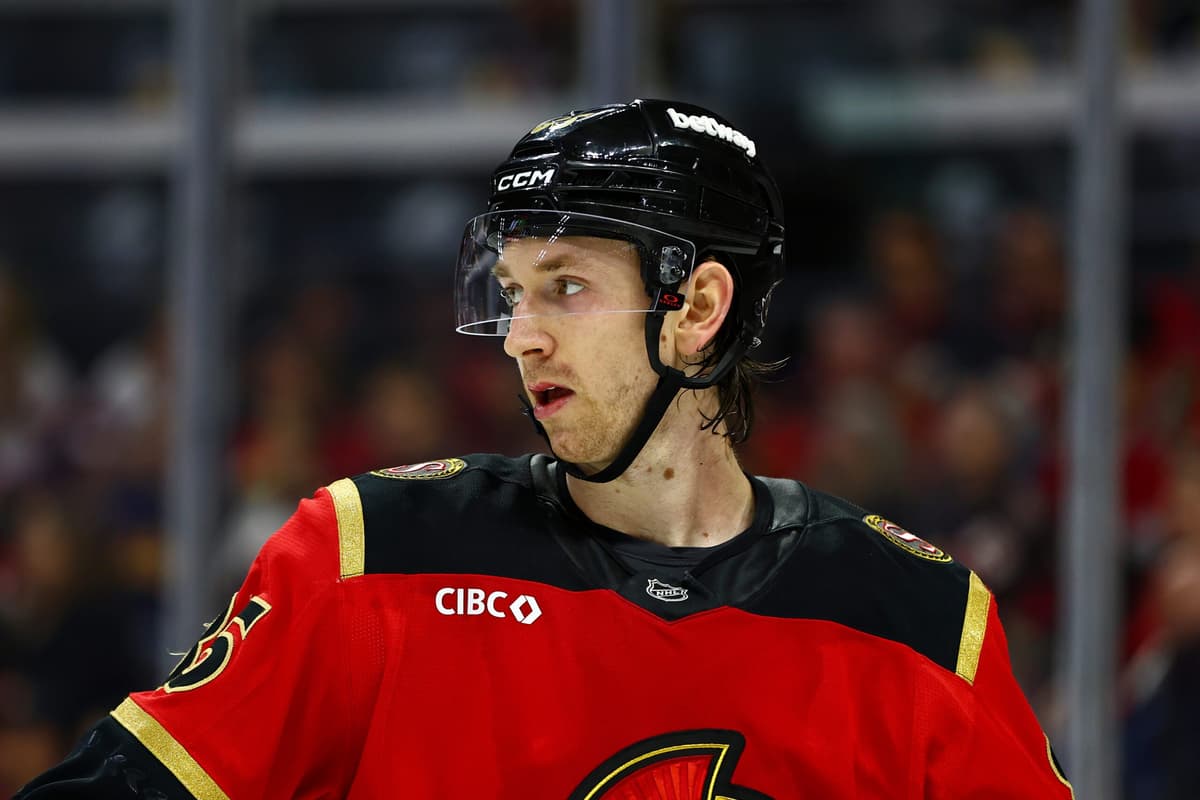 Jake Sanderson — Sanderson exits season opener with injury as Senators stumble into critical year