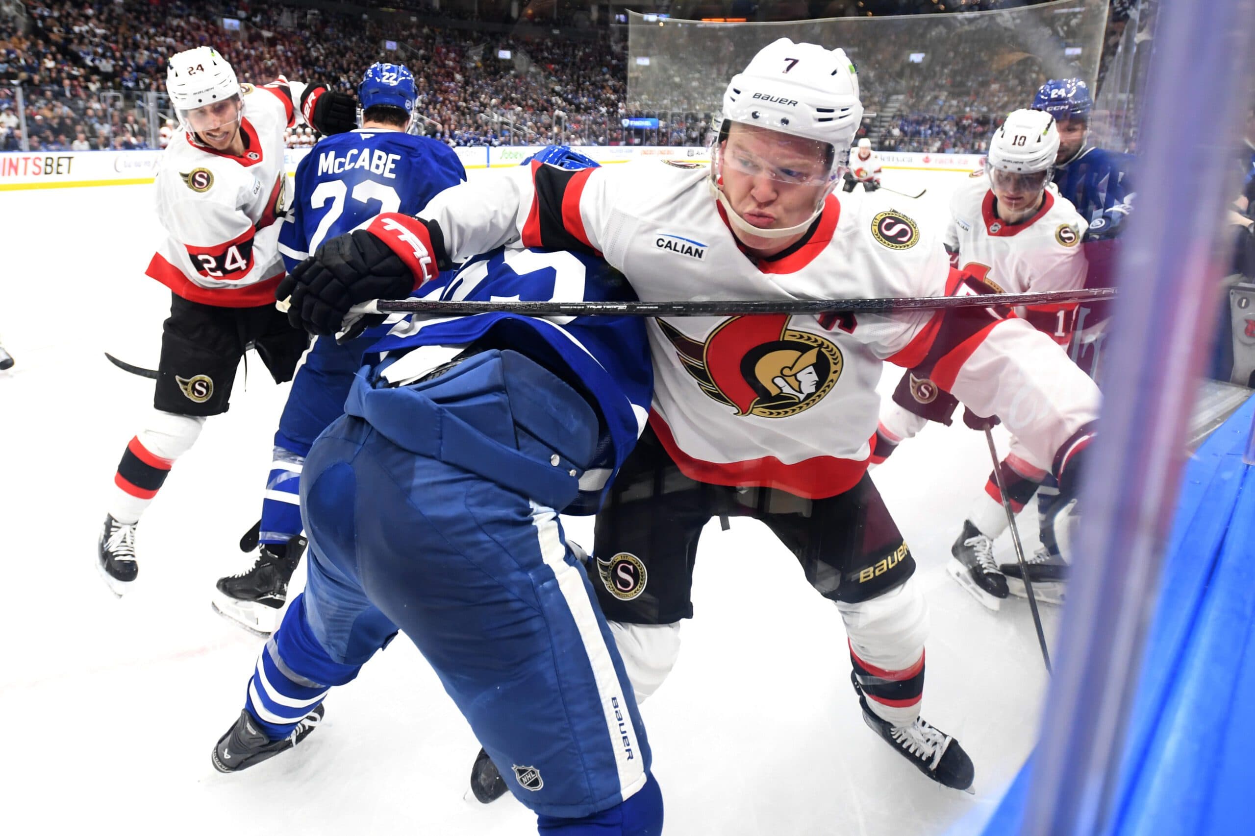 Ottawa Senators left winger Brady Tkachuk