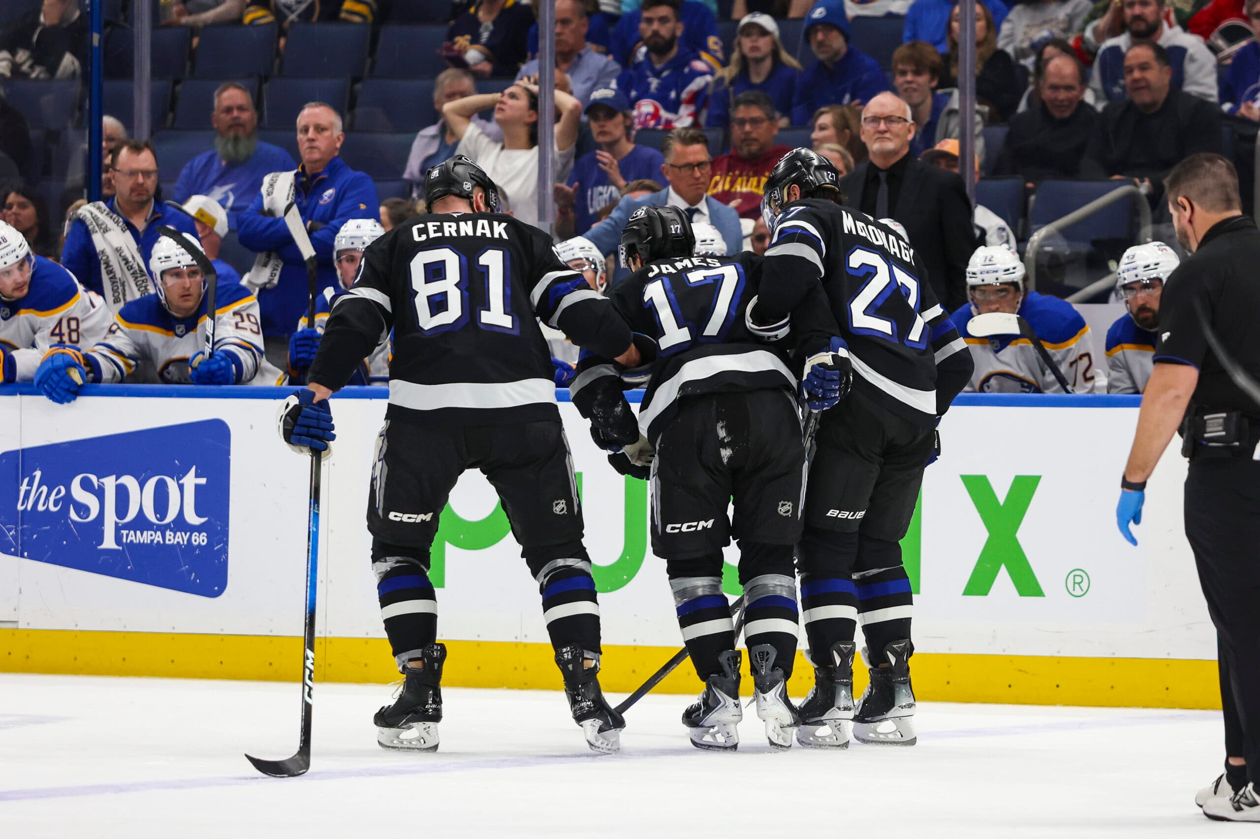 Lightning’s Dominic James out 8-10 weeks after undergoing surgery