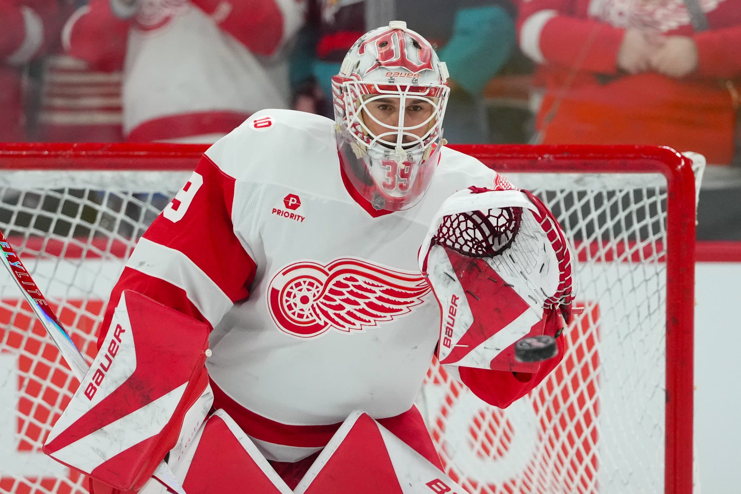 Red Wings’ Cam Talbot out day-to-day with injury