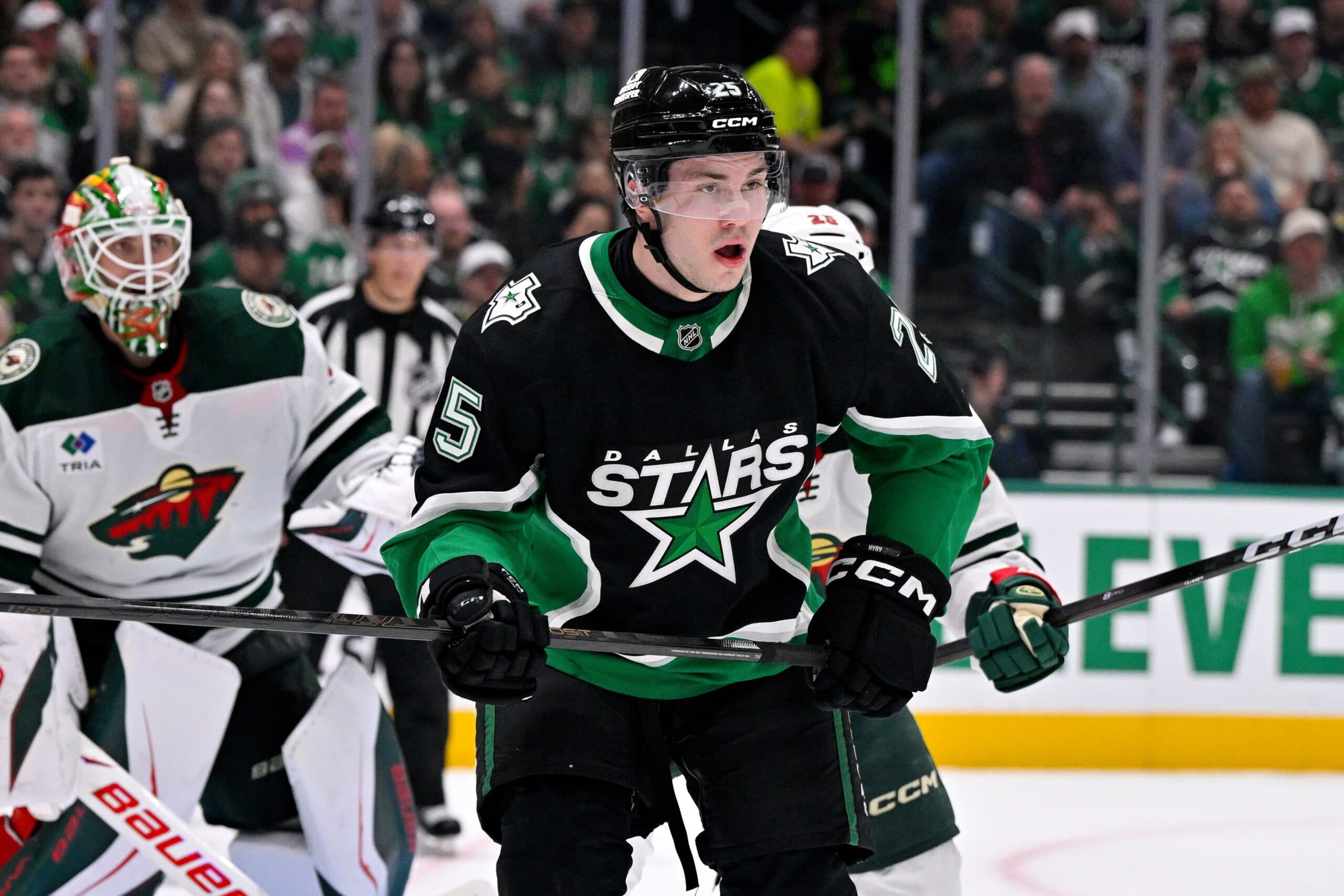 Stars’ Arttu Hyry leaves Game 5 against Wild due to injury