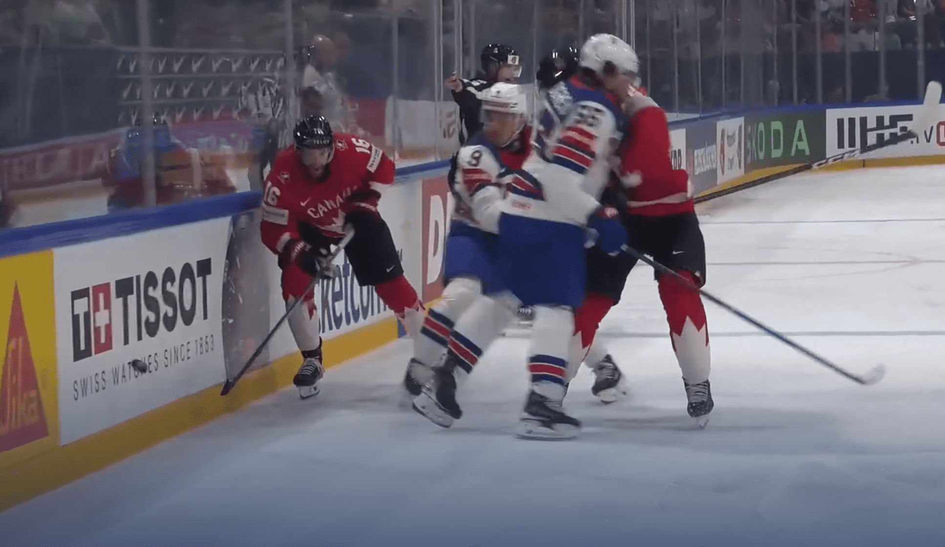 USA’s Ryan Lindgren ejected from World Championship game for hit to head of Evan Bouchard