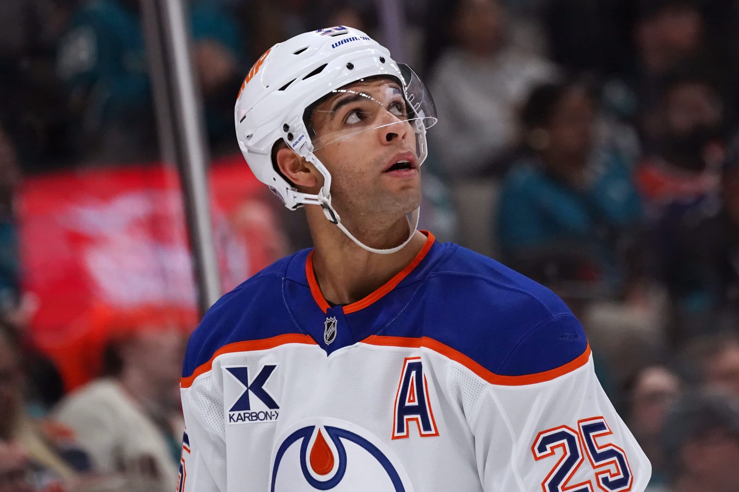 Edmonton Oilers defenseman Darnell Nurse