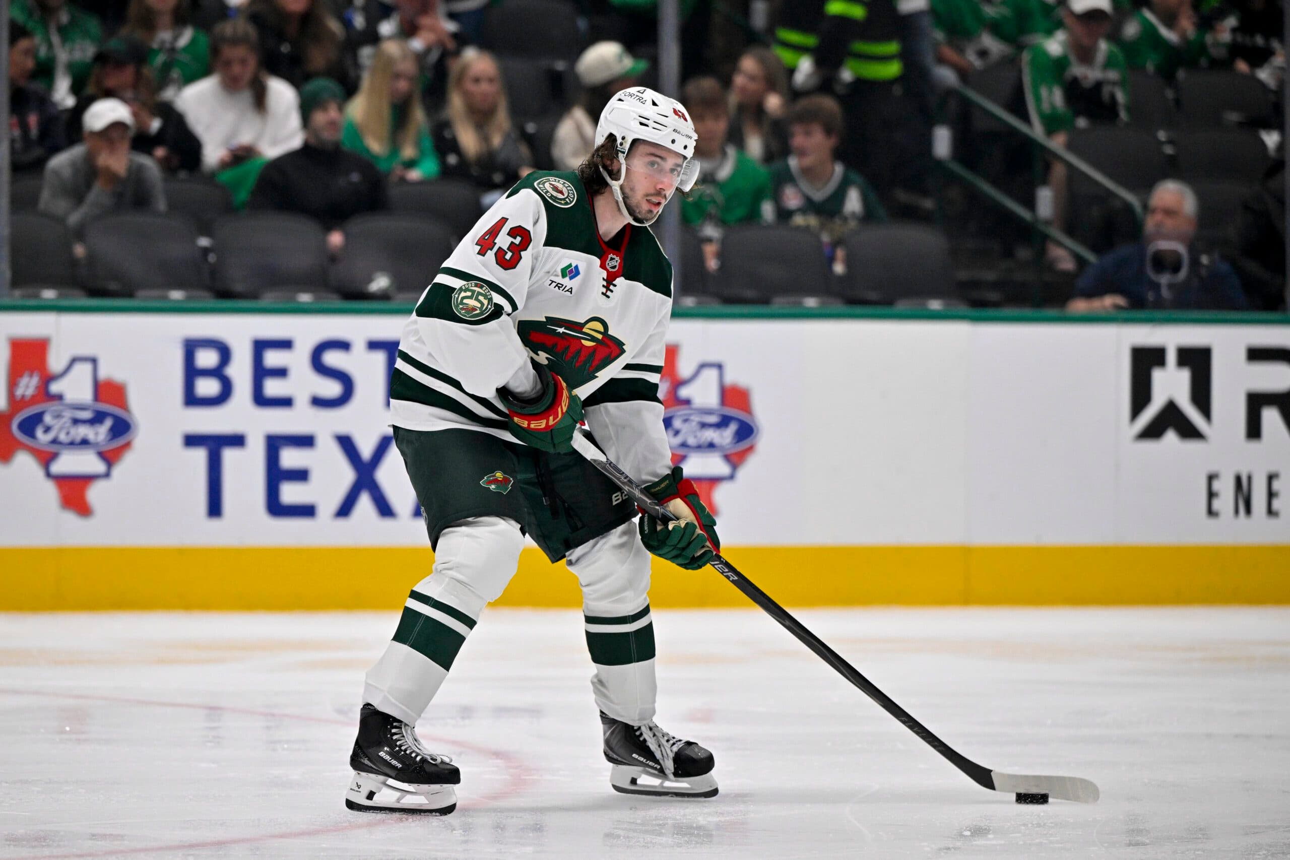 Hughes has formed a dynamic defense pairing with Brock Faber.