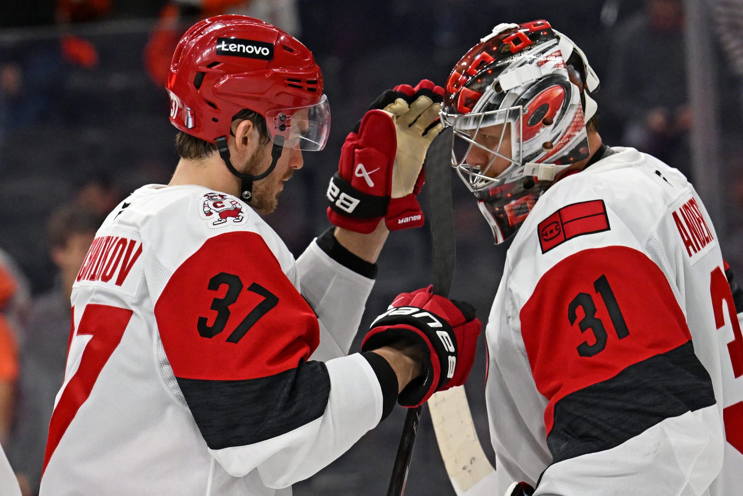Andrei Svechnikov and Frederik Andersen