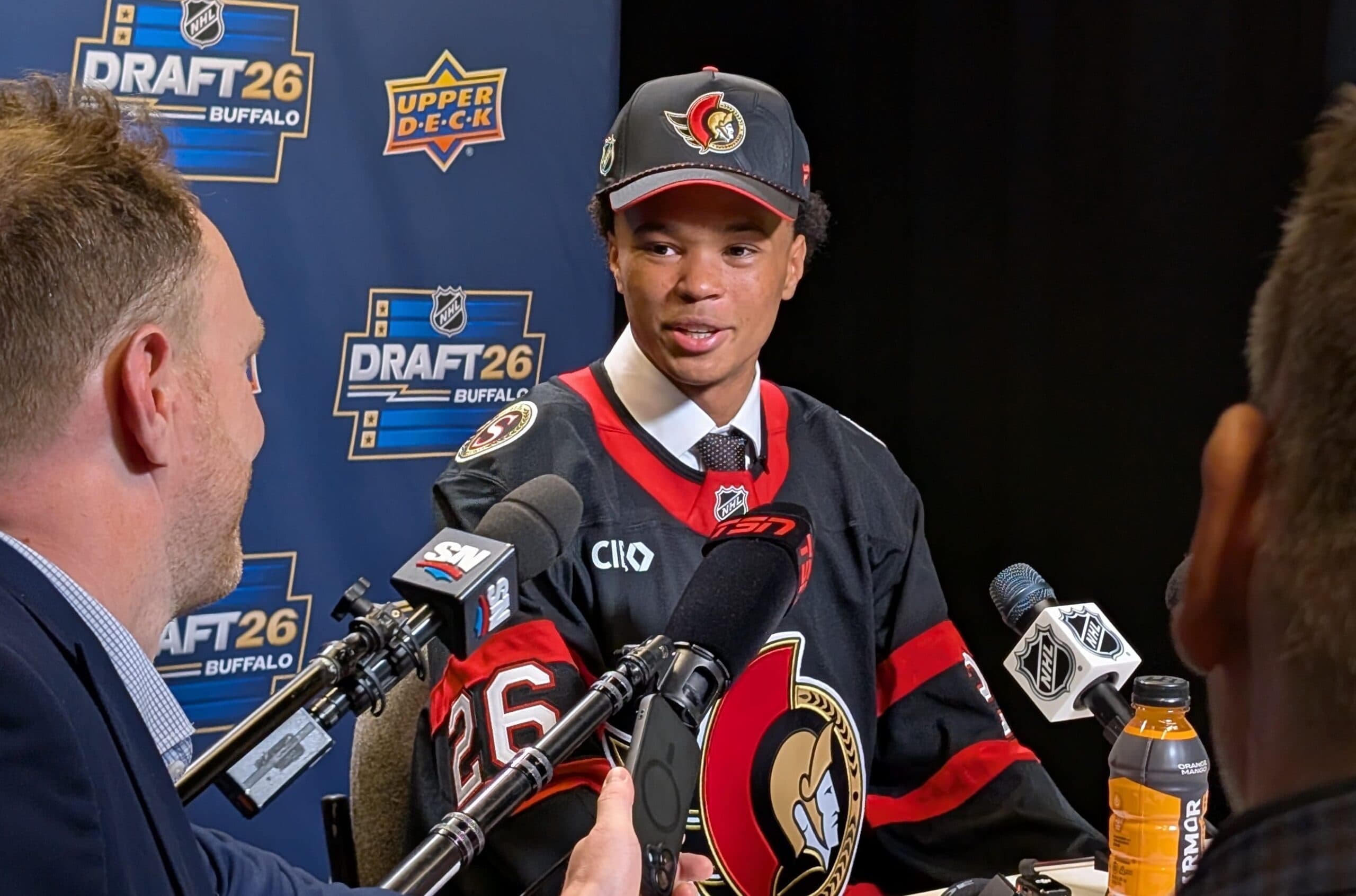 Senators’ Jaxon Cover becomes first player drafted from Cayman Islands