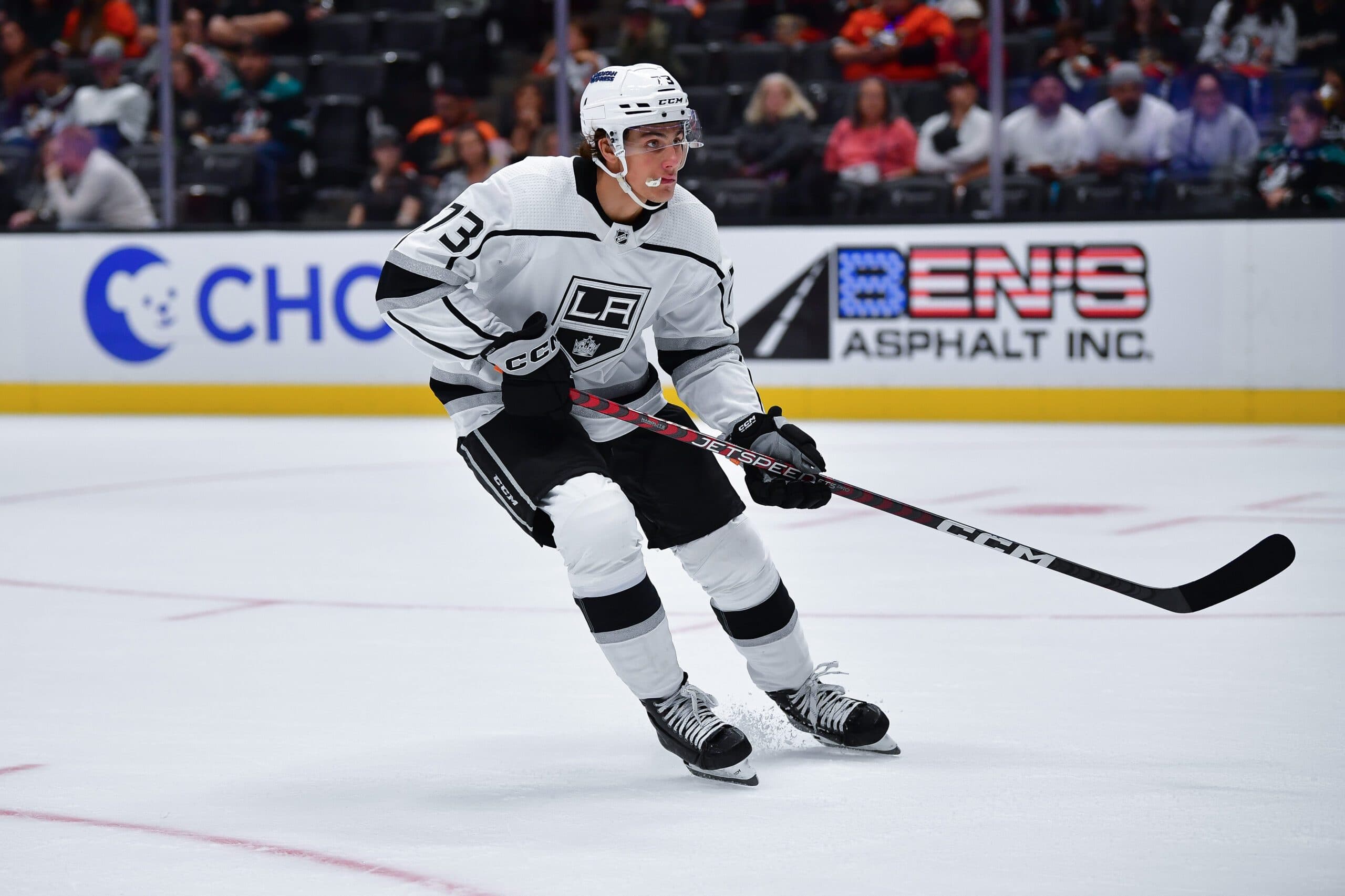 Pinelli was drafted 42nd overall by Los Angeles in 2021.