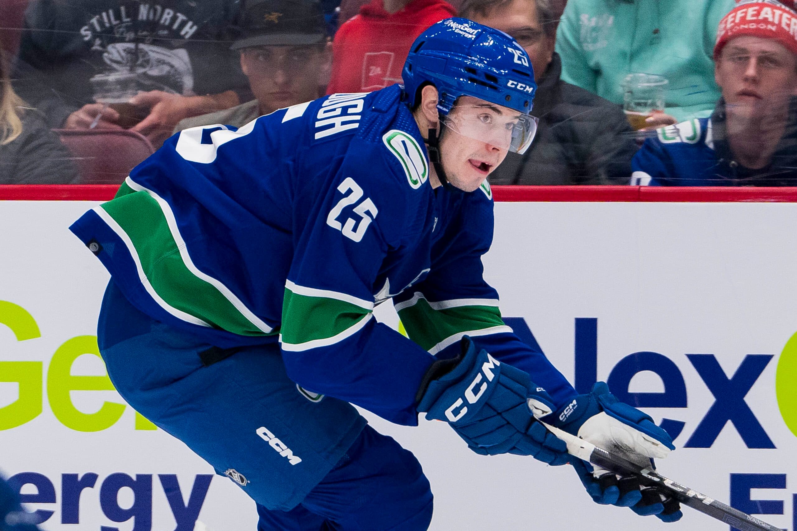 The deal will carry a cap hit of $850,000 at the NHL level.