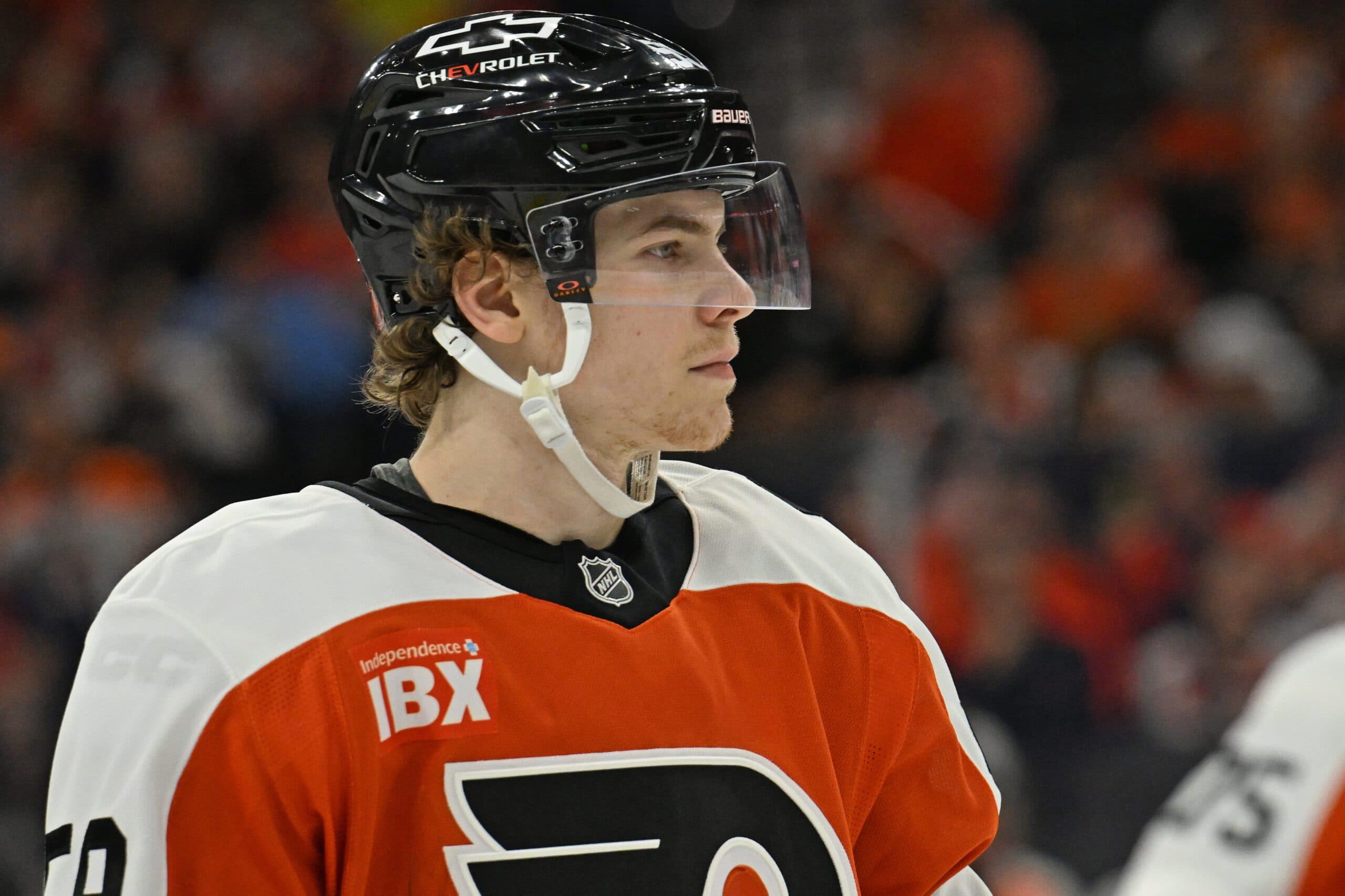 Philadelphia Flyers defenseman Oliver Bonk