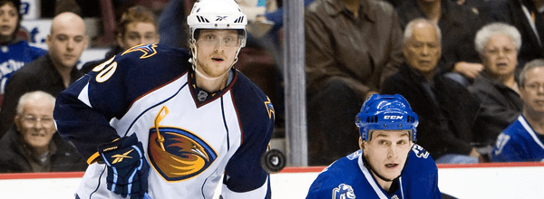 Antropov out, Bergfors in for Thrashers