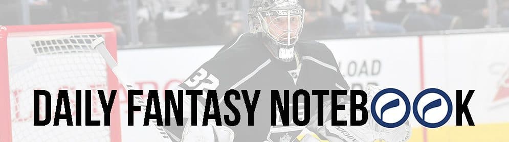 Daily Fantasy Notebook (11/16)