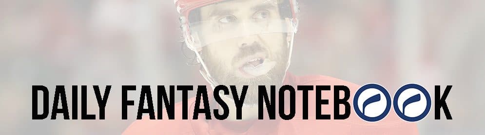 Daily Fantasy Notebook (11/15)