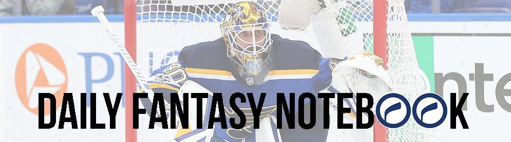 Daily Fantasy Hockey Notebook | 12-20-17