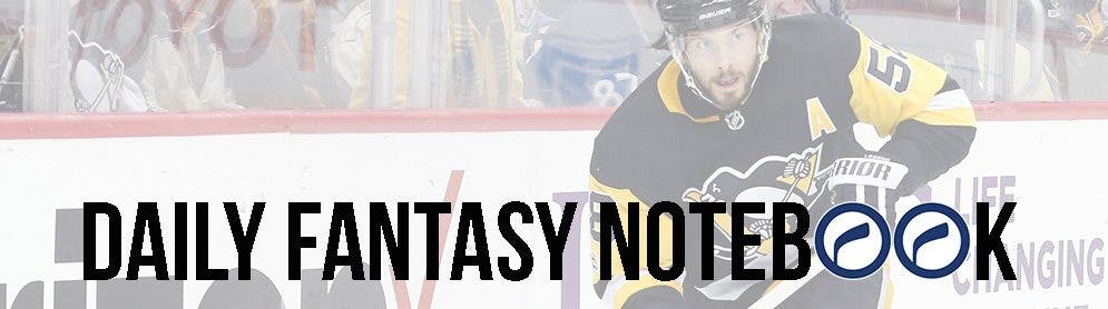 Daily Fantasy Hockey Notebook | 12-14-17